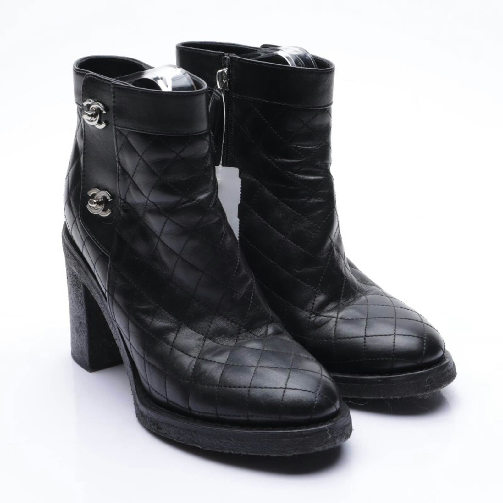 Image 1 of Ankle Boots EUR 39 Black in color Black | Vite EnVogue