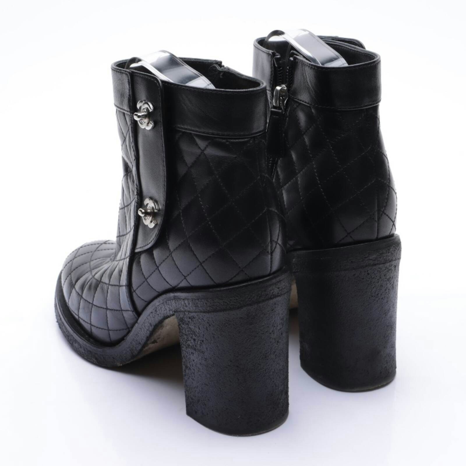 Image 2 of Ankle Boots EUR 39 Black in color Black | Vite EnVogue