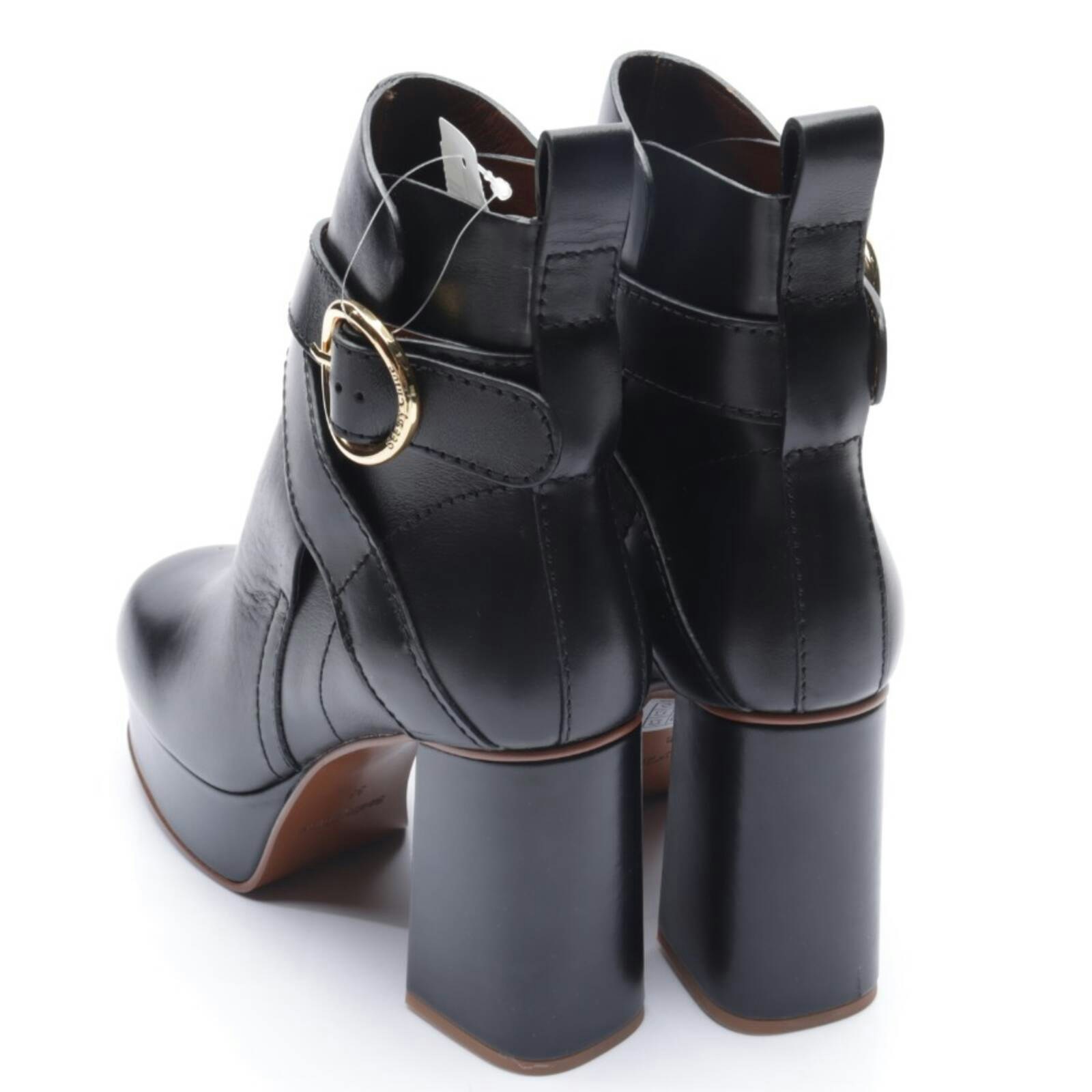 Image 2 of Ankle Boots EUR38 Black in color Black | Vite EnVogue