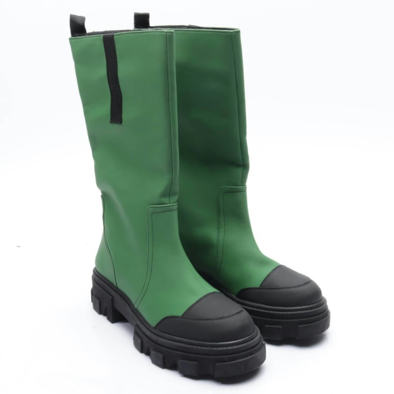 Image 1 of Boots EUR38 Green in color Green | Vite EnVogue