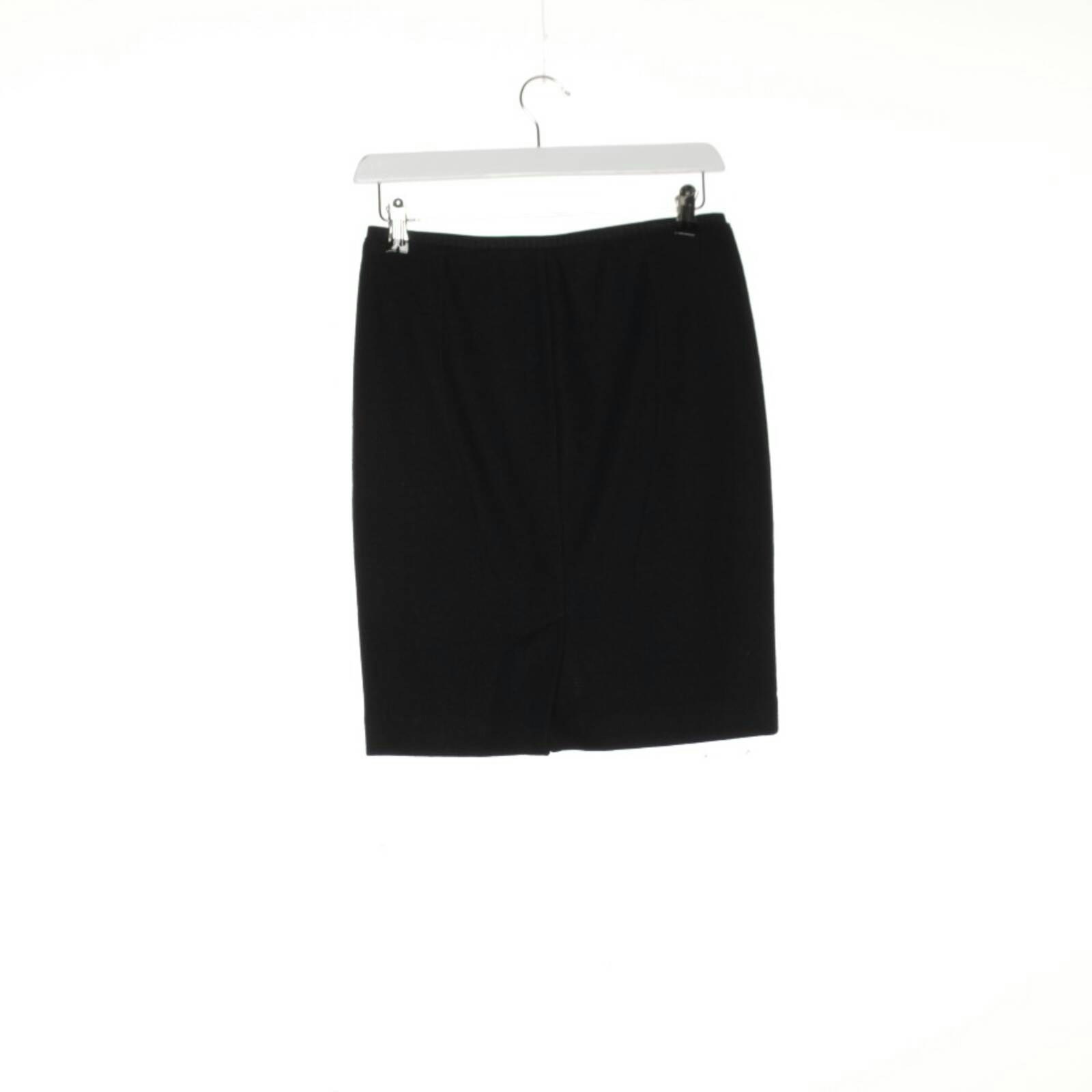 Image 2 of Skirt 34 Black in color Black | Vite EnVogue