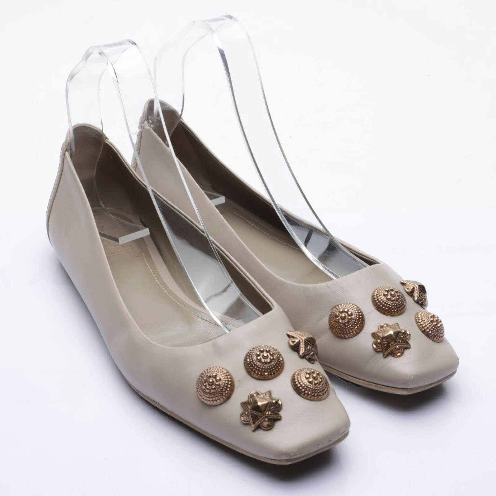 Image 1 of Ballet Flats EUR38 Beige in color White | Vite EnVogue