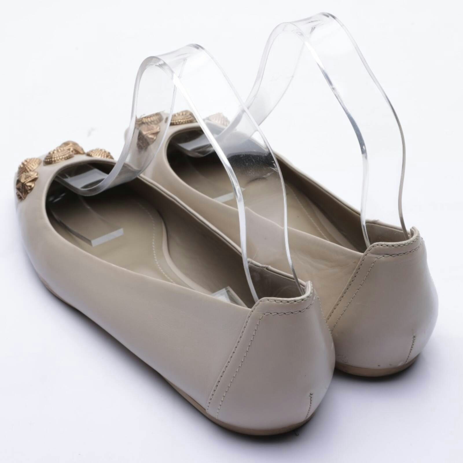 Image 2 of Ballet Flats EUR38 Beige in color White | Vite EnVogue