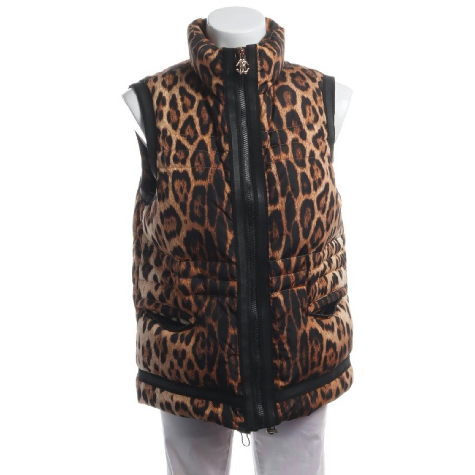 Image 1 of Down Puffer Vest 38 Dark Brown in color Brown | Vite EnVogue