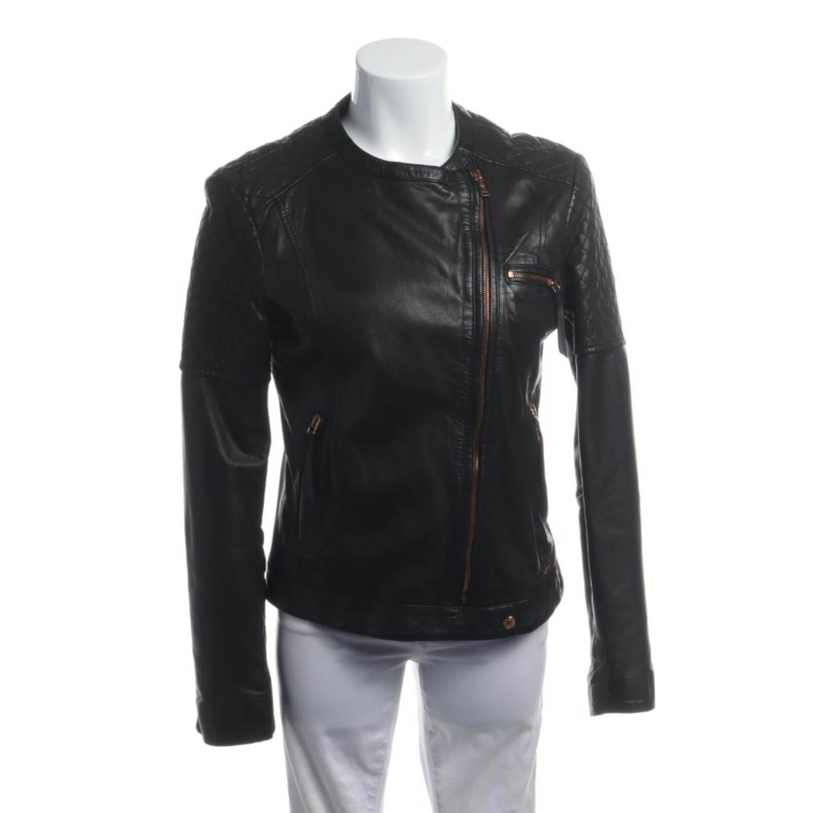 Image 1 of LeatherJacket S Black in color Black | Vite EnVogue