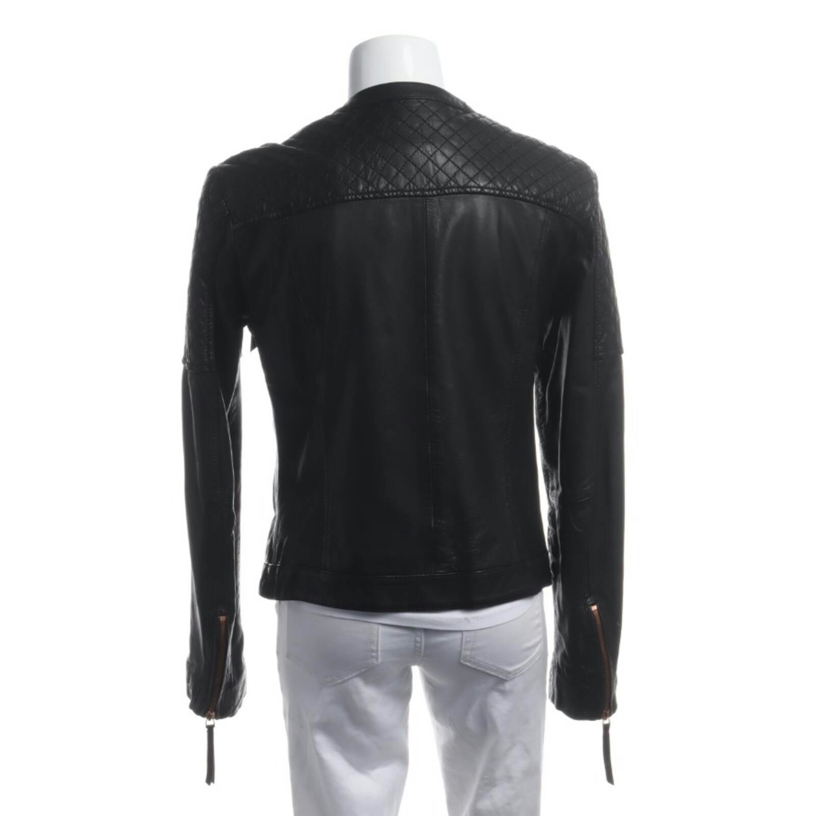 Image 2 of LeatherJacket S Black in color Black | Vite EnVogue