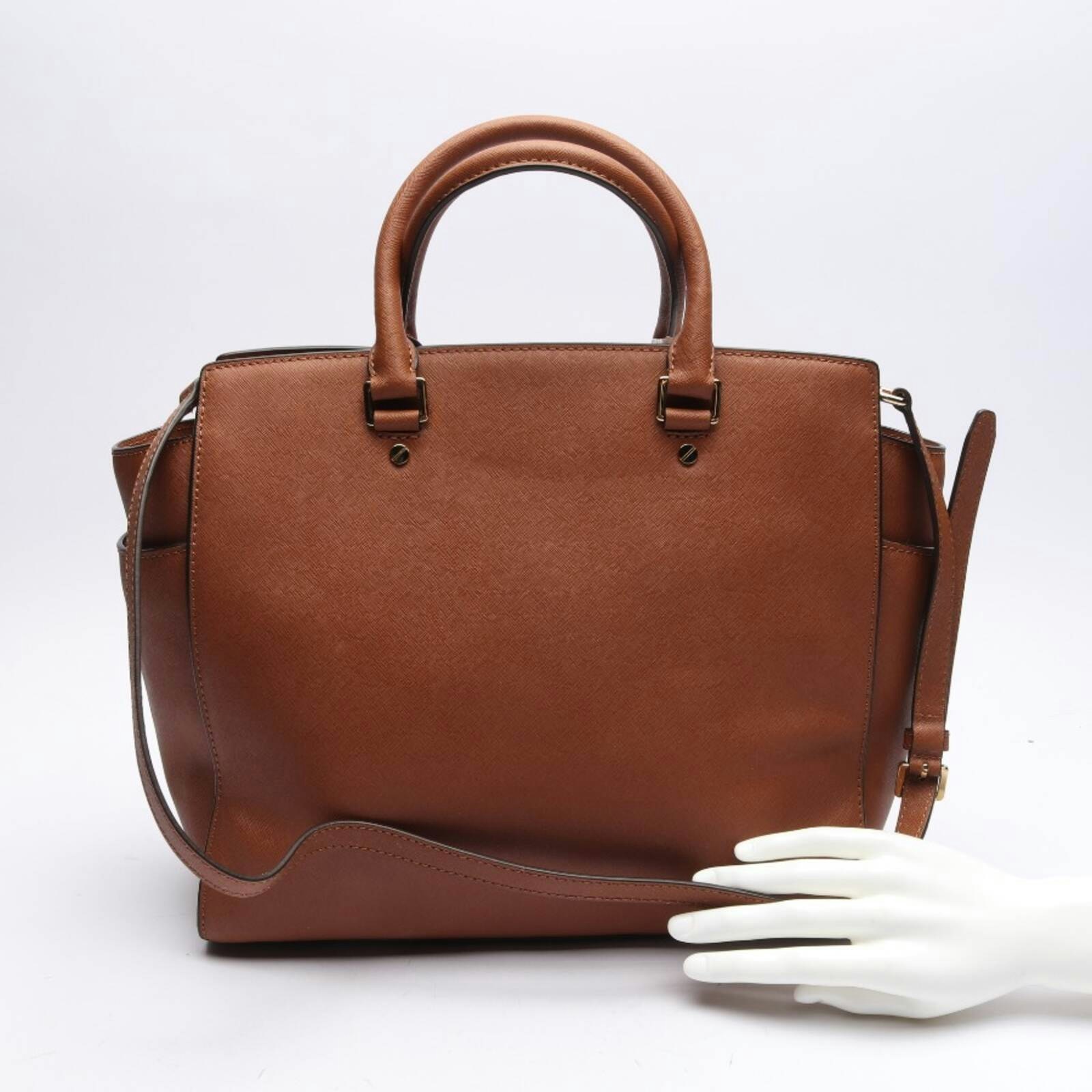 Image 2 of Handbag Brown in color Brown | Vite EnVogue