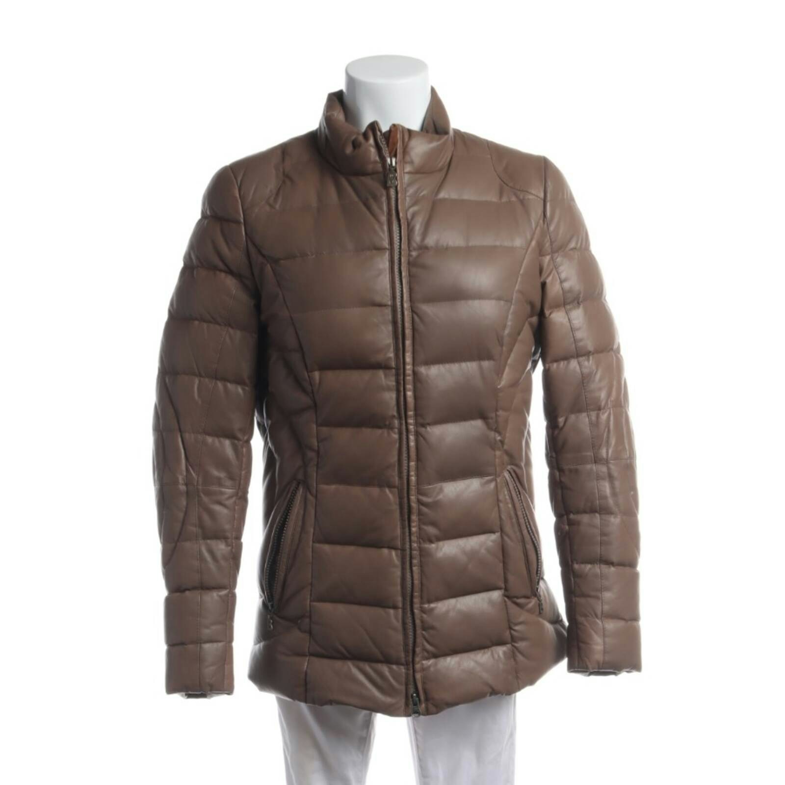 Image 1 of LeatherJacket 38 Brown in color Brown | Vite EnVogue