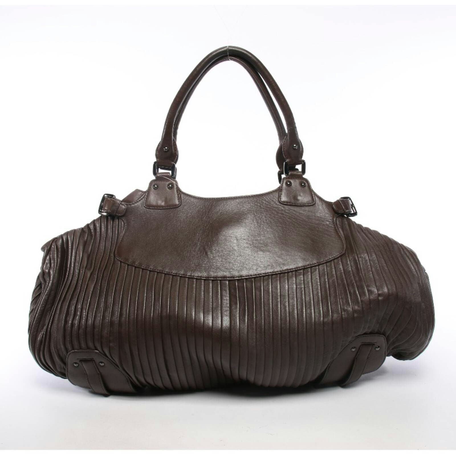 Image 2 of Handbag Dark Brown in color Brown | Vite EnVogue