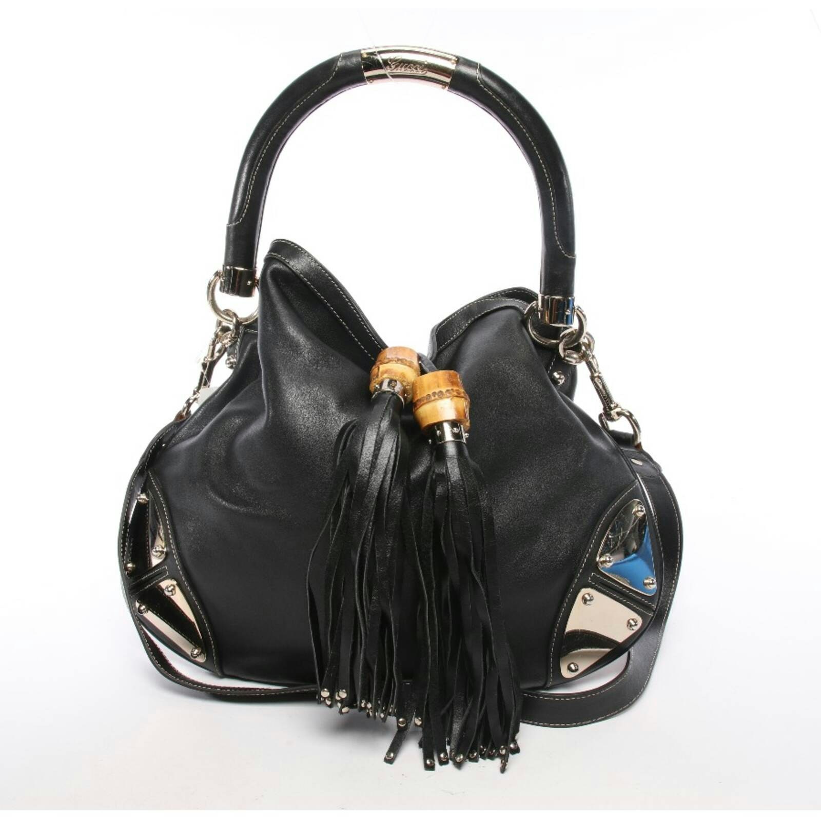 Image 1 of Bamboo Handbag Black in color Black | Vite EnVogue