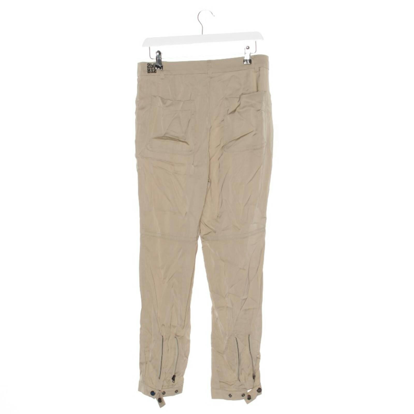 Image 2 of Pants 38 Beige in color White | Vite EnVogue