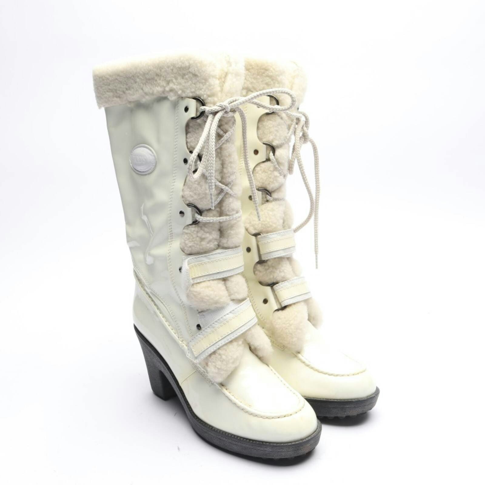 Image 1 of Boots EUR 39 Beige in color White | Vite EnVogue