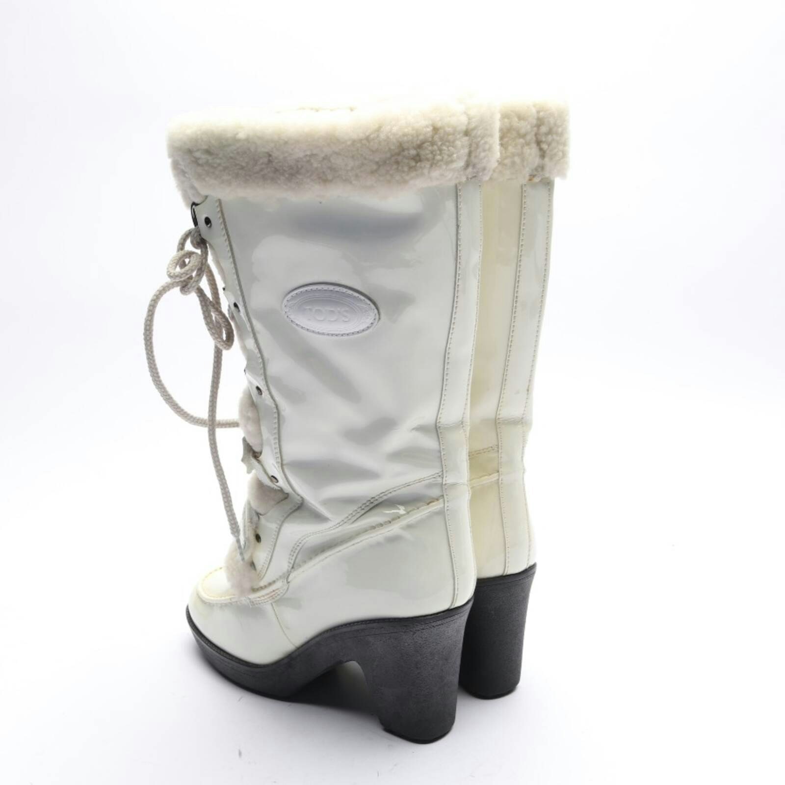 Image 2 of Boots EUR 39 Beige in color White | Vite EnVogue