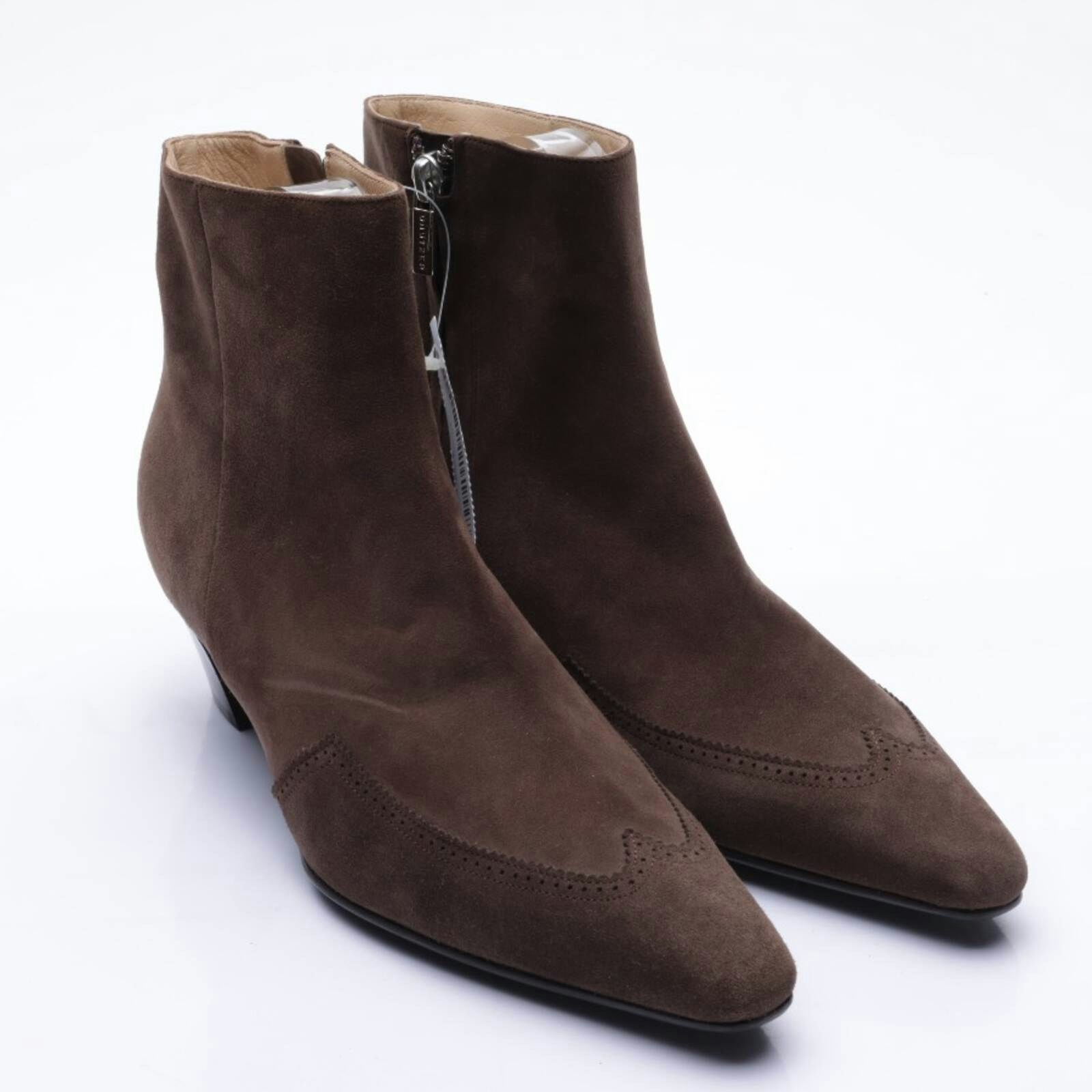 Image 1 of Ankle Boots EUR 37.5 Dark Brown in color Brown | Vite EnVogue