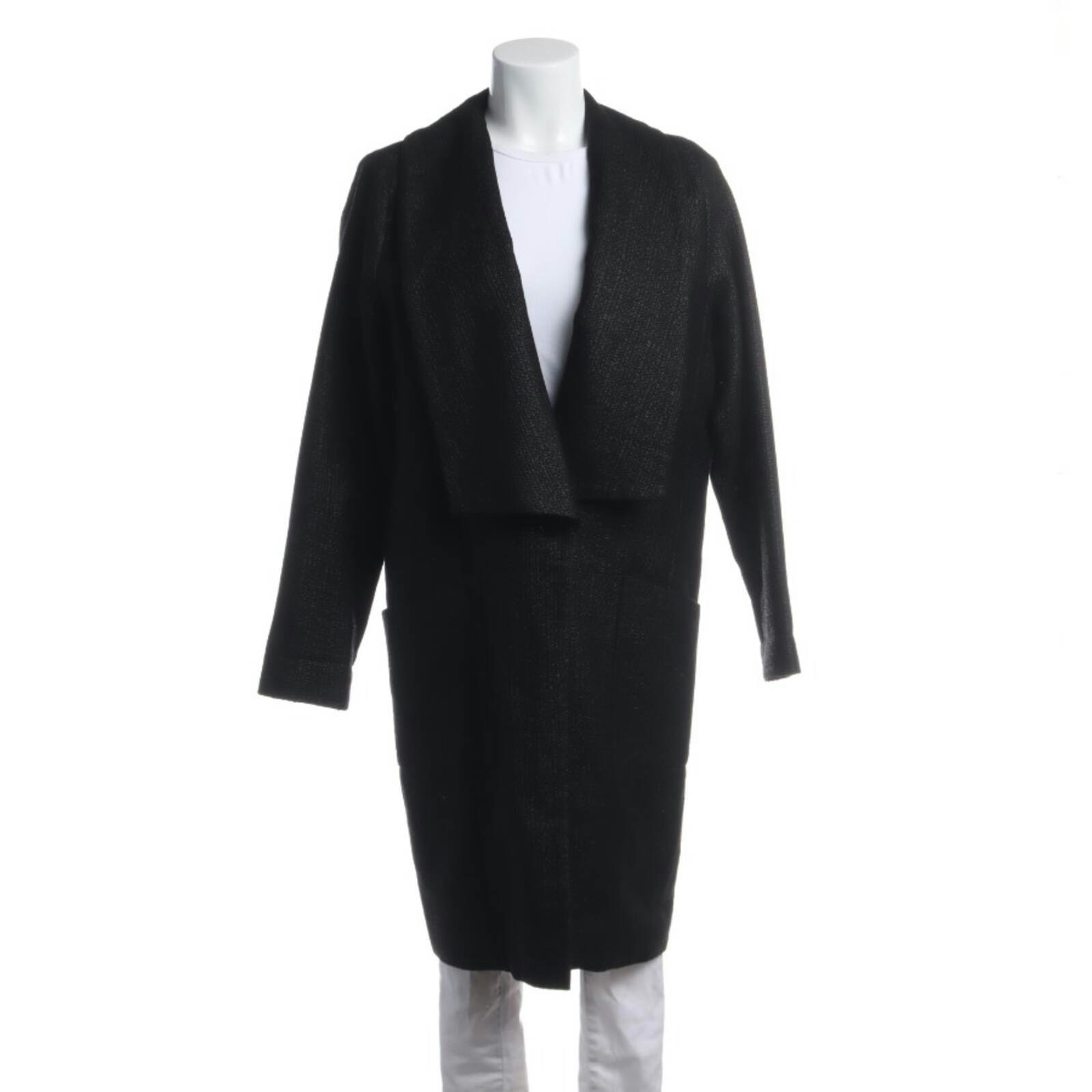 Image 1 of Mid-Season Coat 34 Dark Gray in color Gray | Vite EnVogue