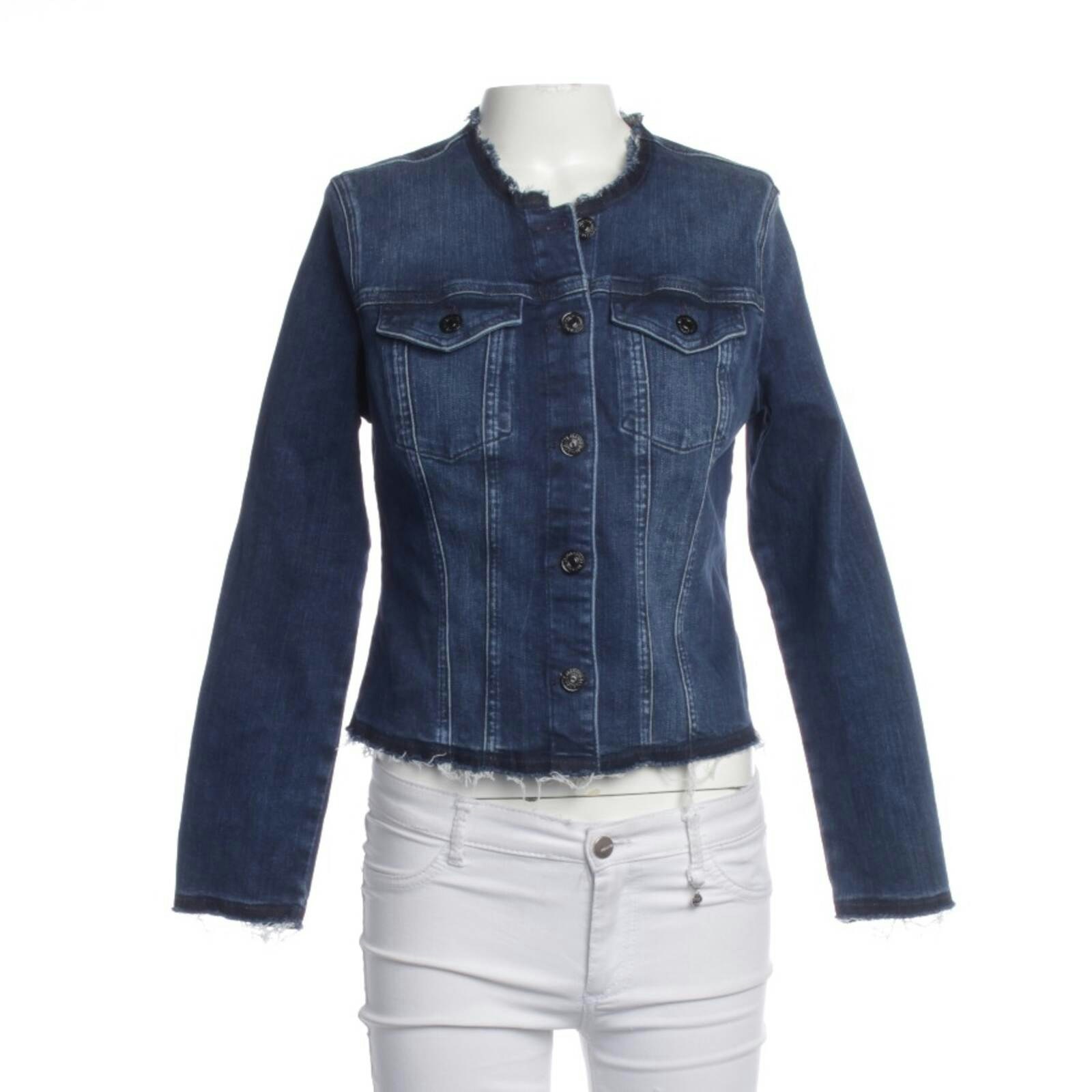 Image 1 of Denim Jacket XS Blue in color Blue | Vite EnVogue