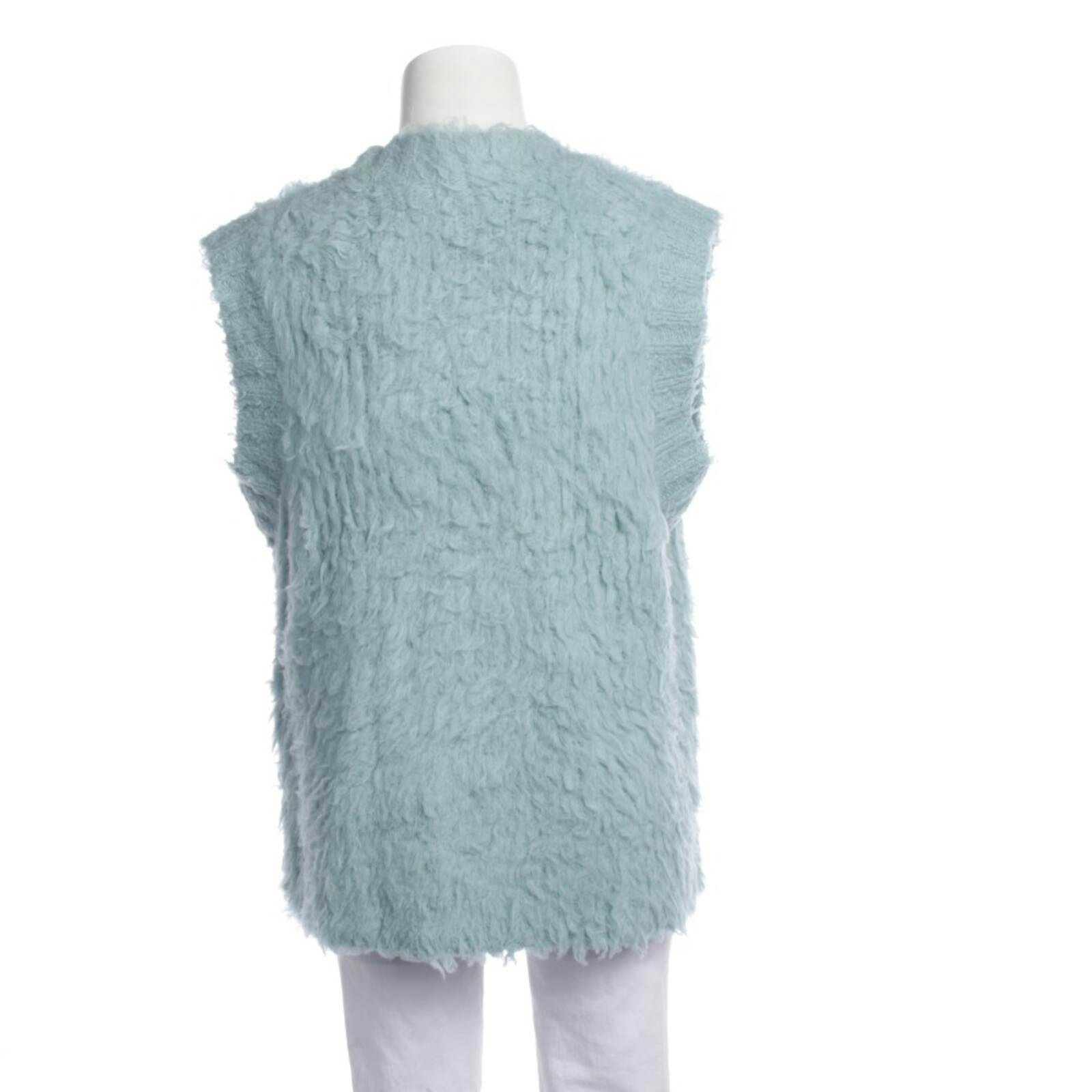 Image 2 of Sweater Vest M Mint Green in color Green | Vite EnVogue