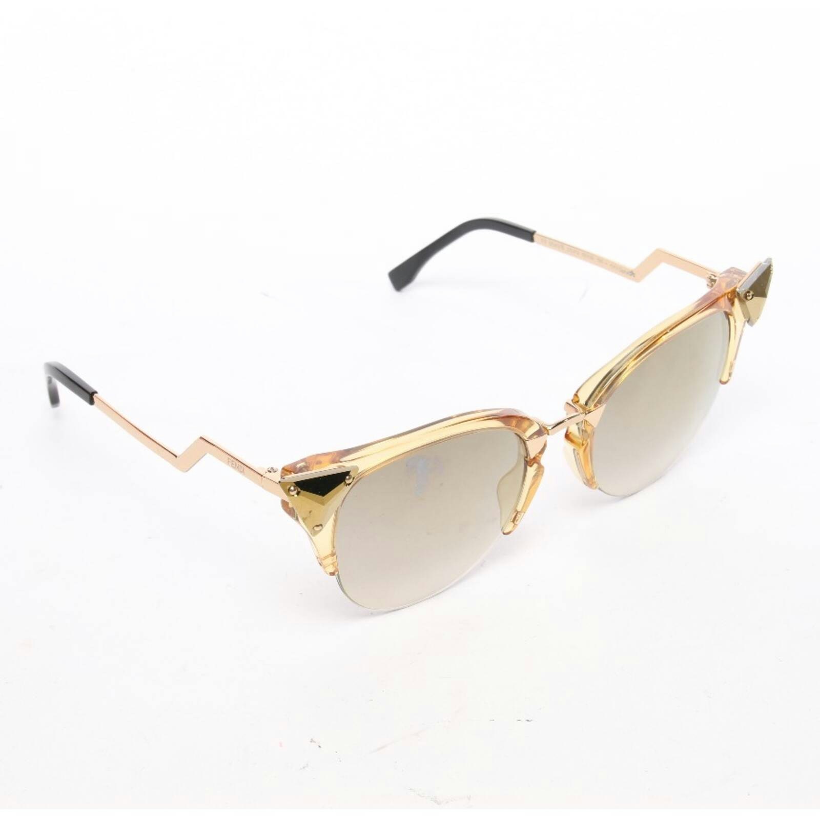 Image 1 of FF0041 Sunglasses Gold in color Metallic | Vite EnVogue