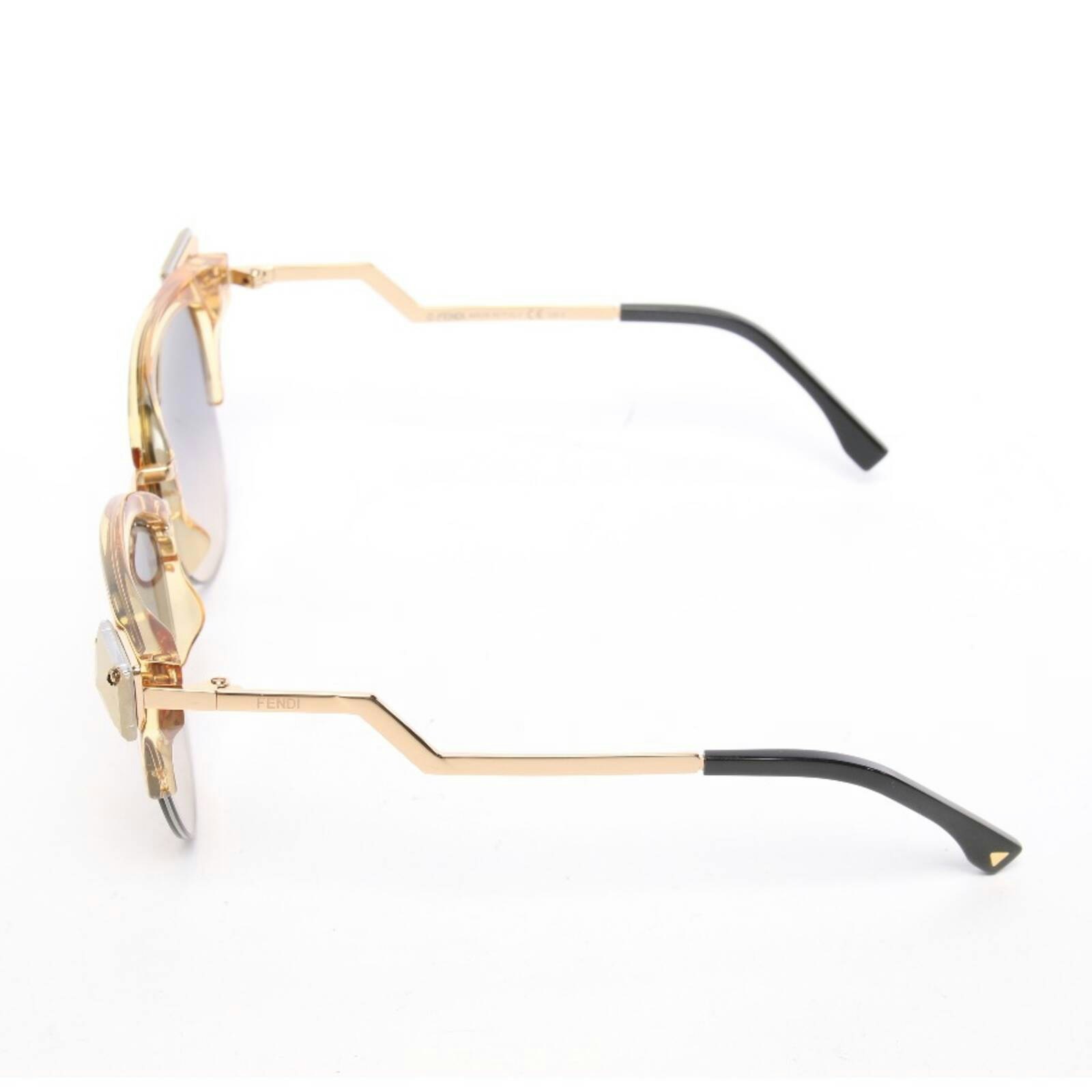 Image 2 of FF0041 Sunglasses Gold in color Metallic | Vite EnVogue