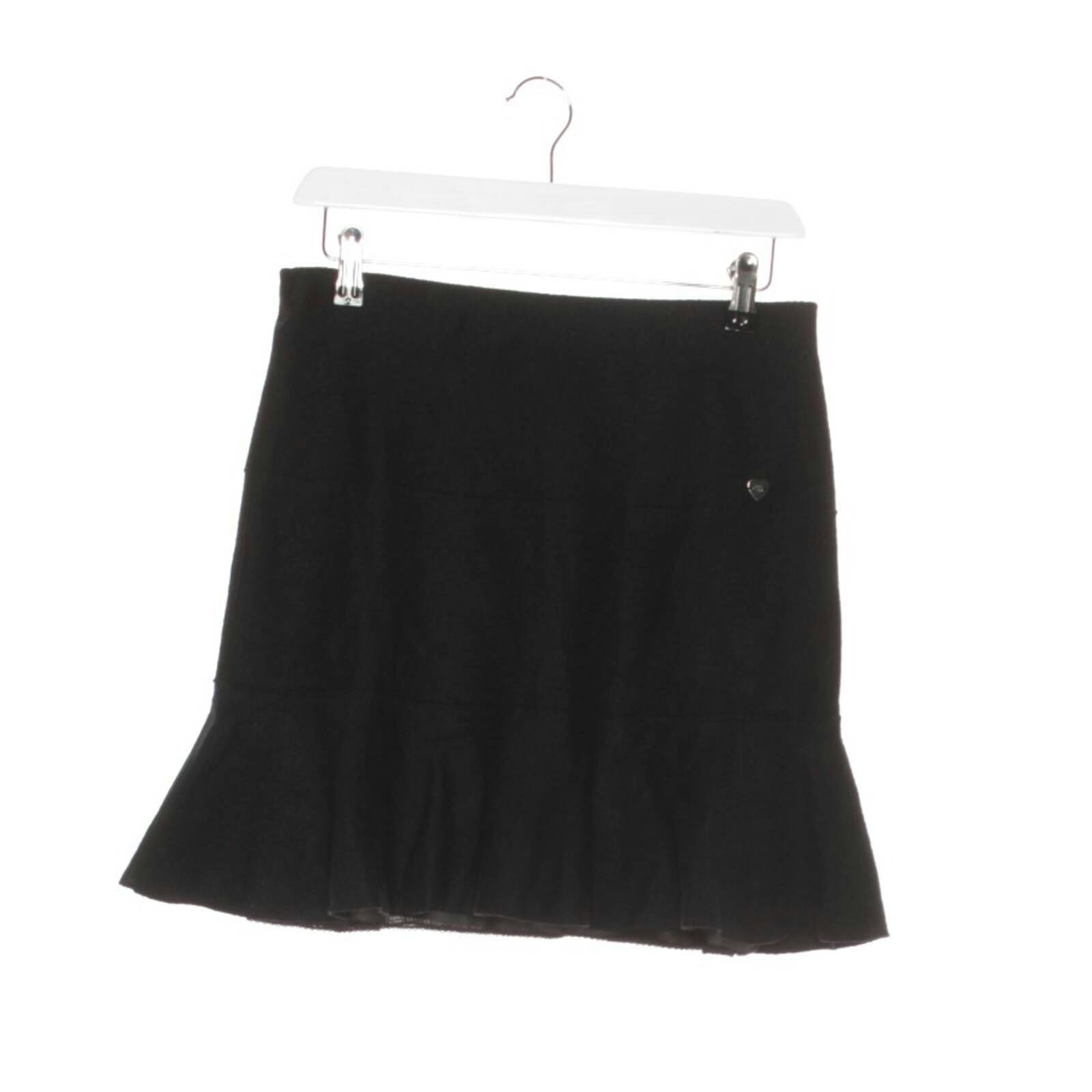 Image 1 of Skirt 36 Black in color Black | Vite EnVogue