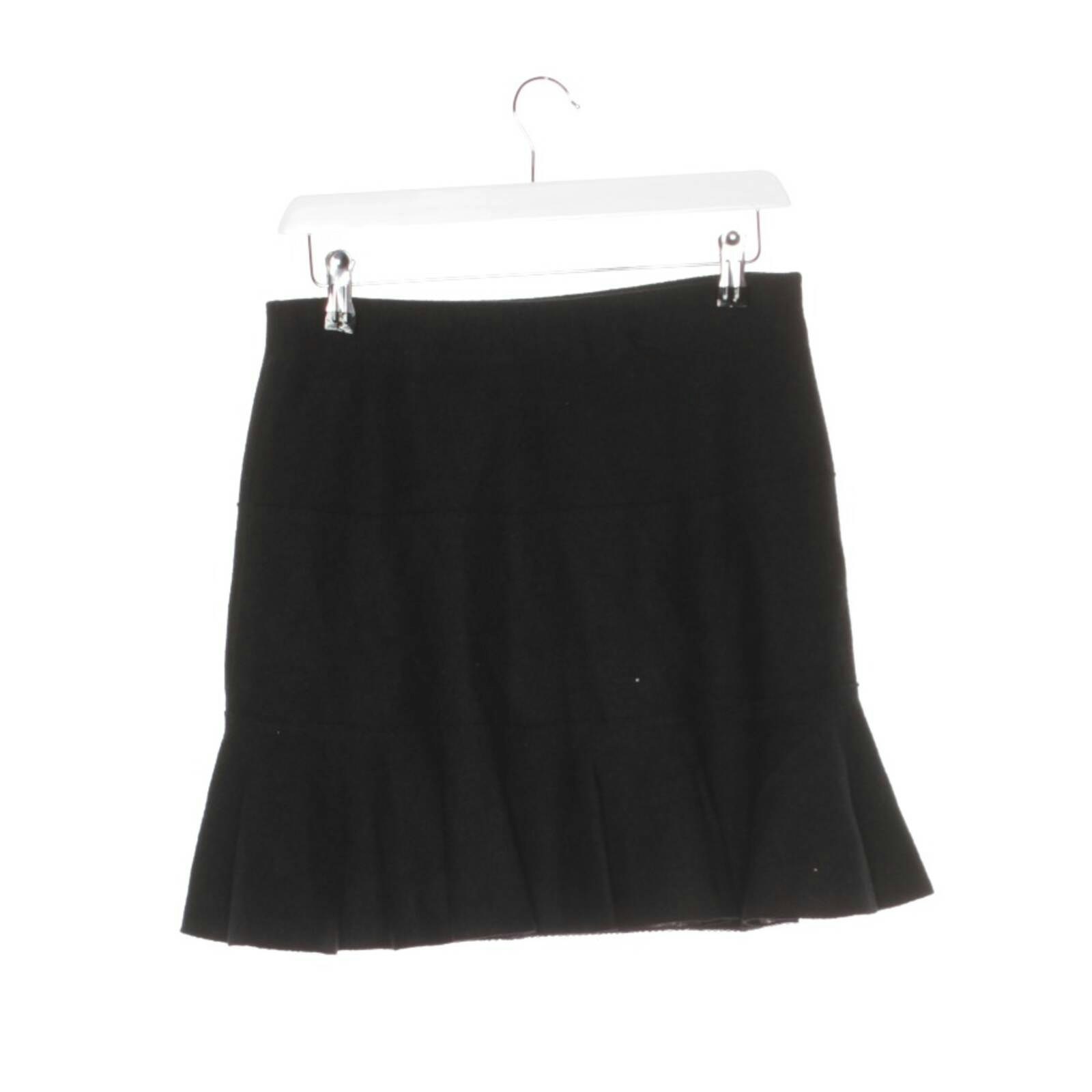 Image 2 of Skirt 36 Black in color Black | Vite EnVogue