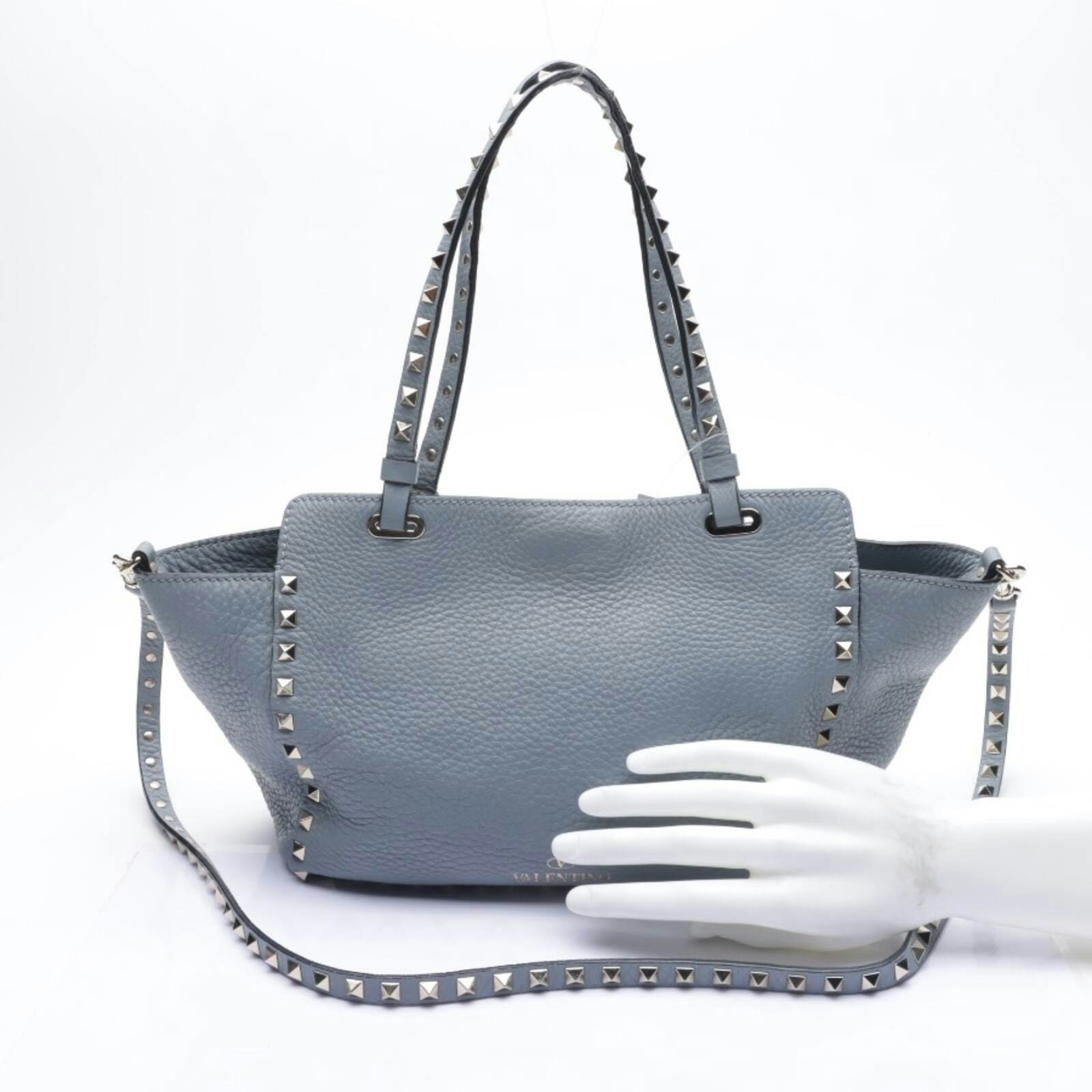 Image 2 of Rockstud Handbag Light Blue in color Blue | Vite EnVogue