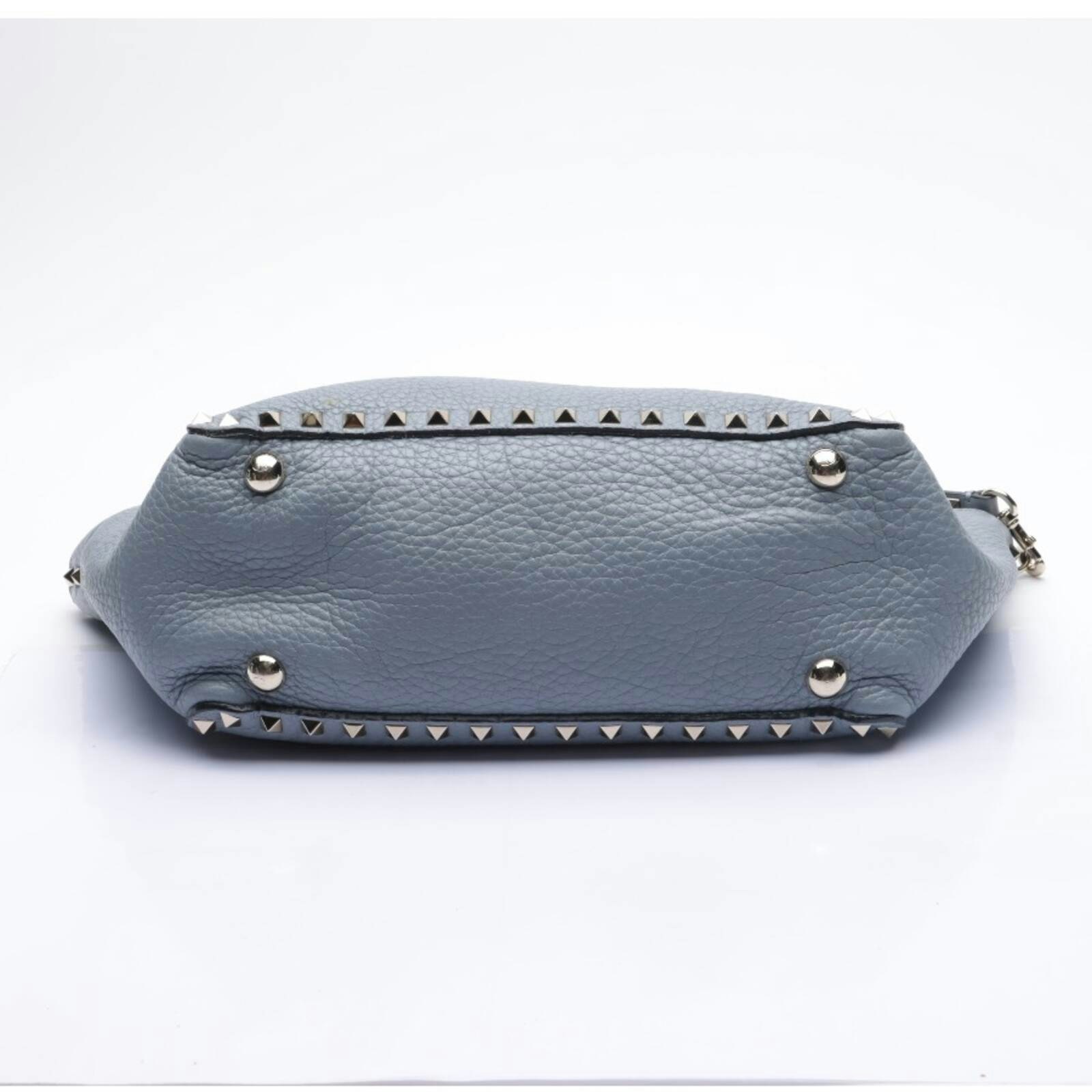 Image 4 of Rockstud Handbag Light Blue in color Blue | Vite EnVogue