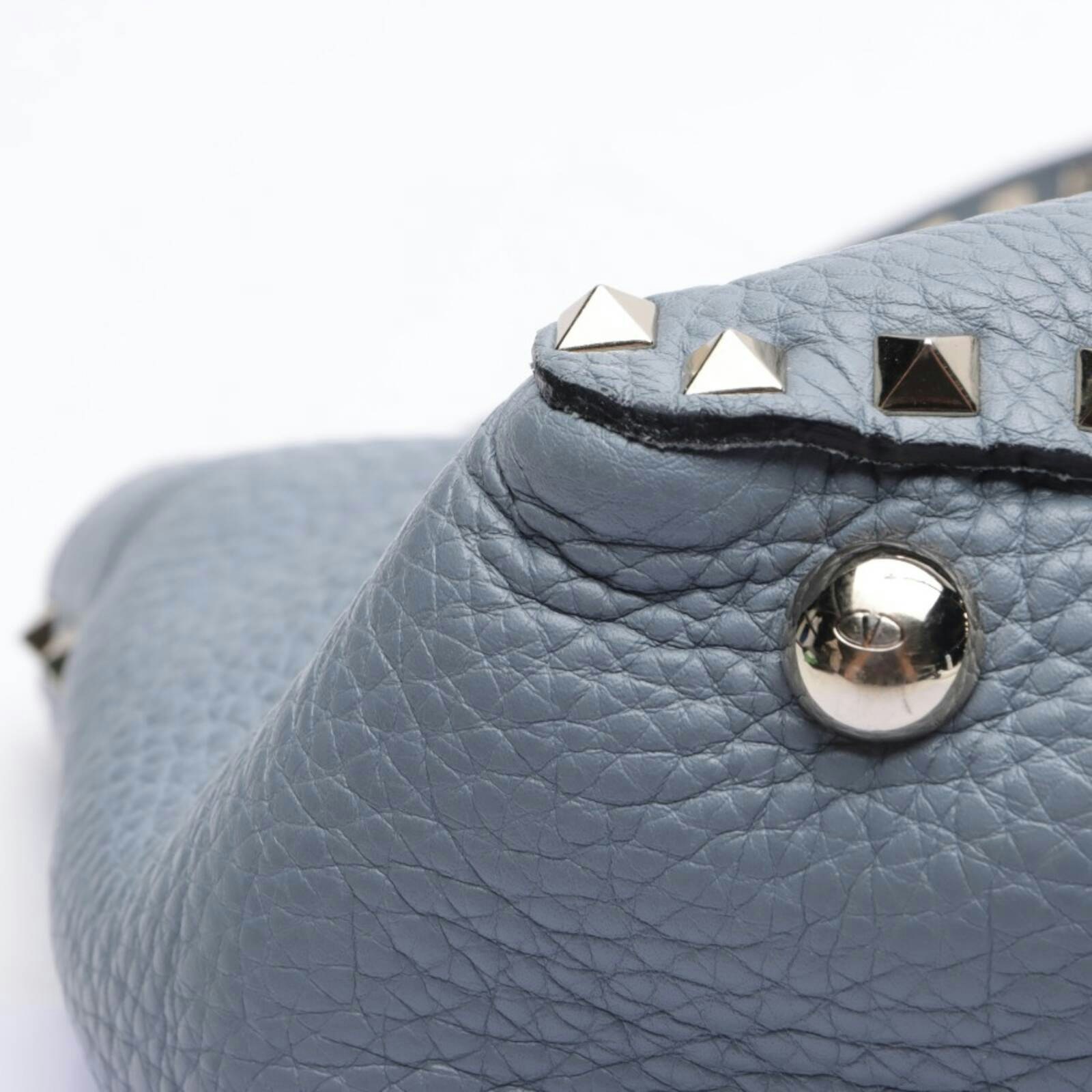 Image 8 of Rockstud Handbag Light Blue in color Blue | Vite EnVogue