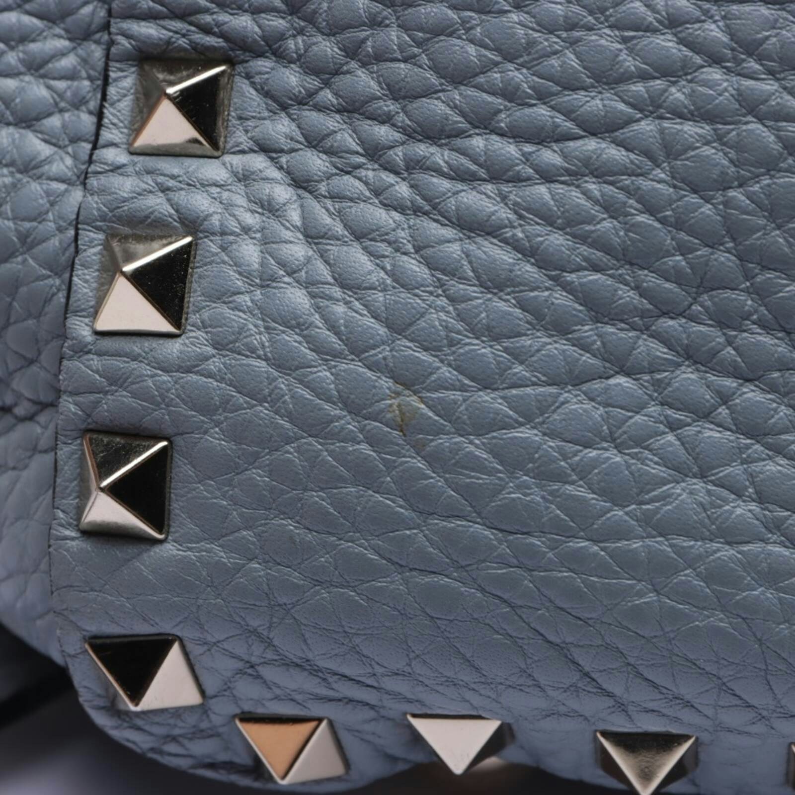 Image 9 of Rockstud Handbag Light Blue in color Blue | Vite EnVogue