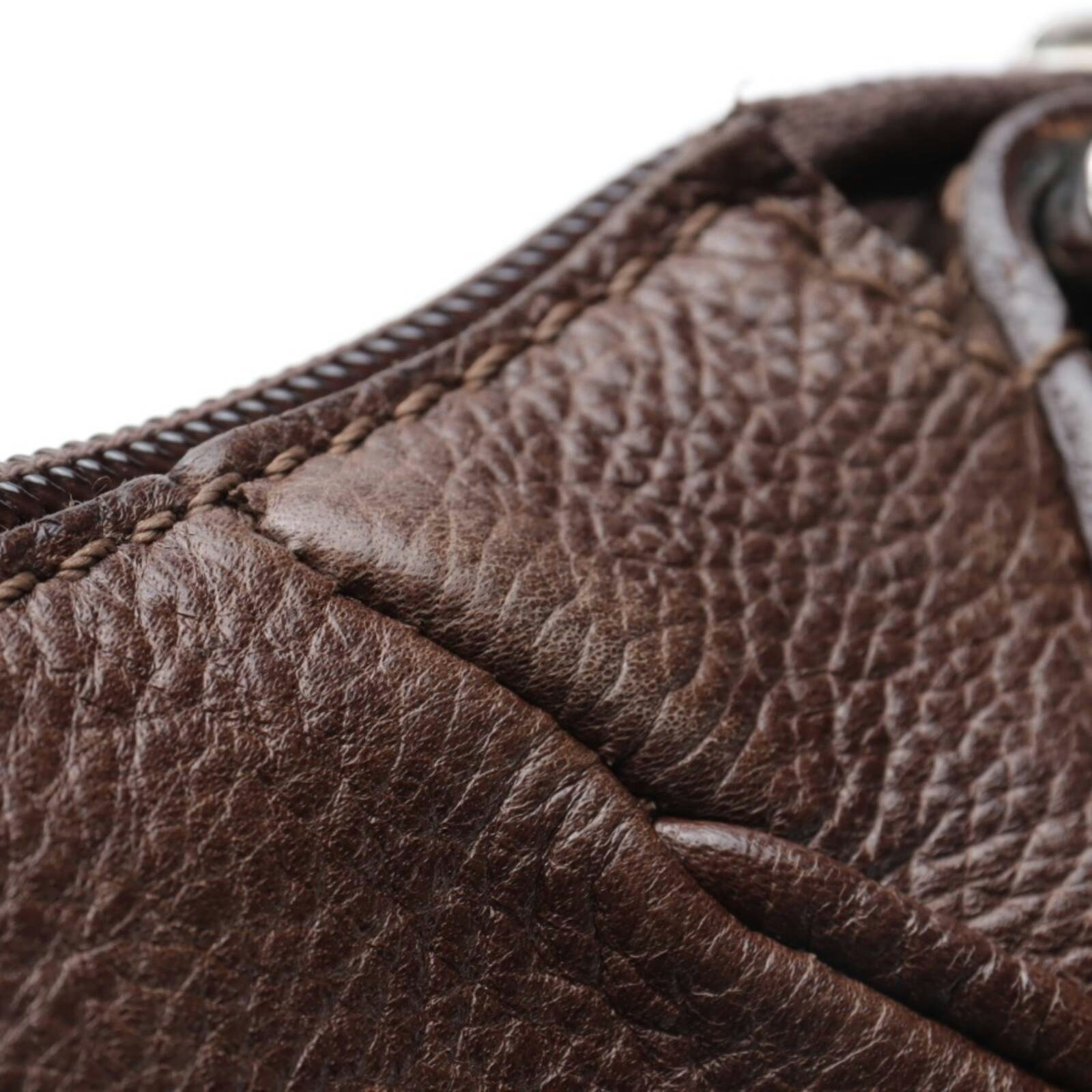 Image 5 of Shoulder Bag Dark Brown in color Brown | Vite EnVogue