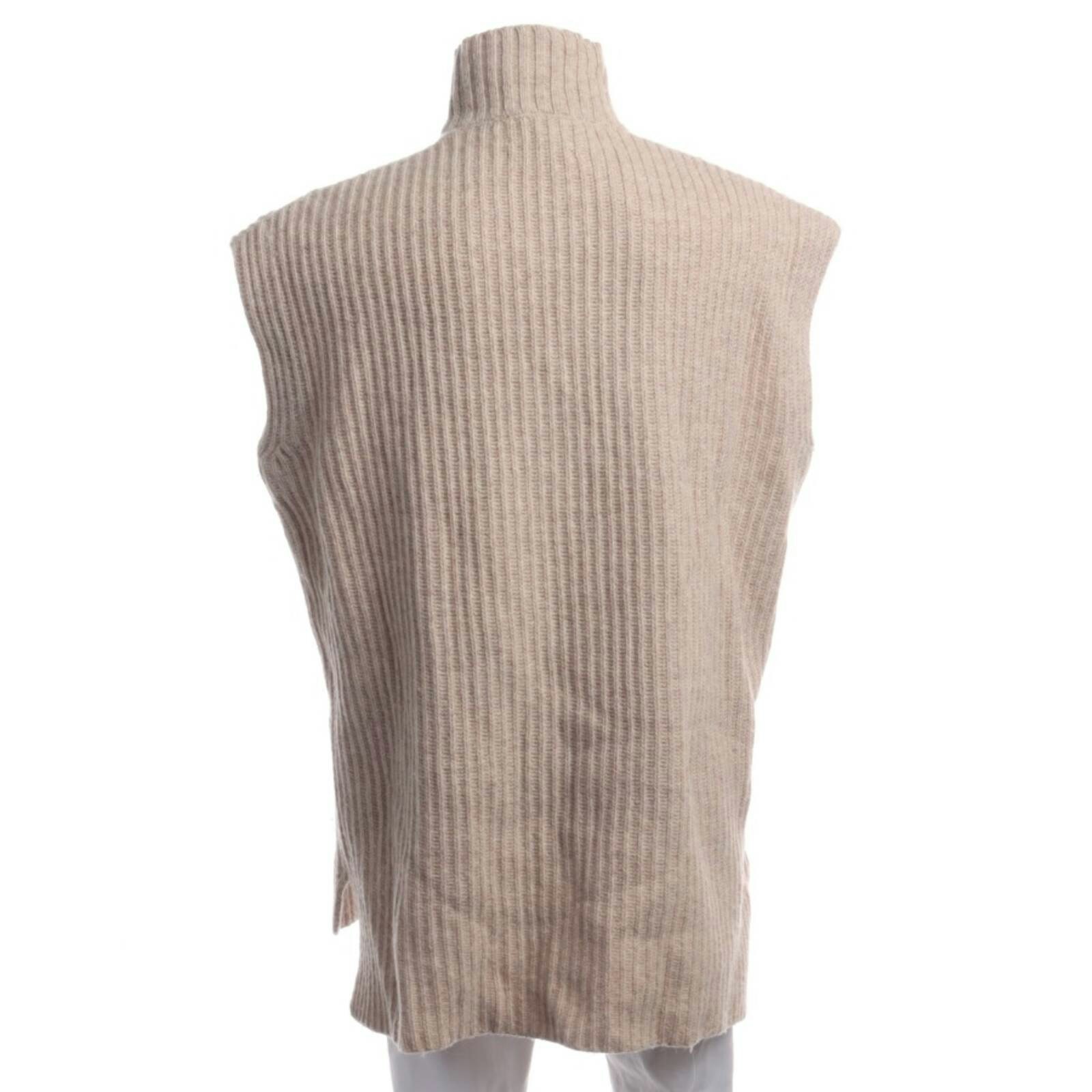 Image 2 of Sweater Vest XS Light Brown in color Brown | Vite EnVogue