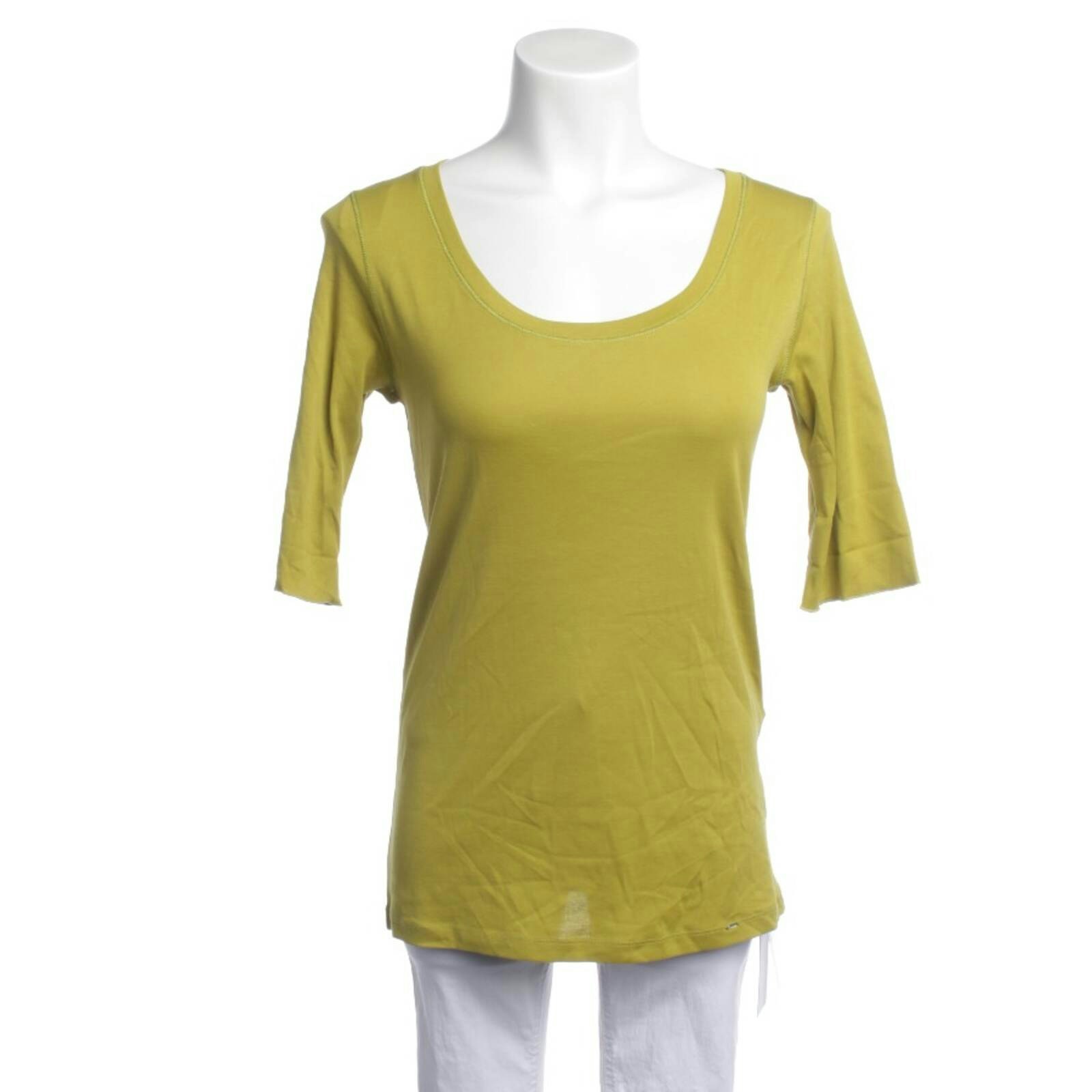 Image 1 of Shirt 40 Olive Green in color Green | Vite EnVogue