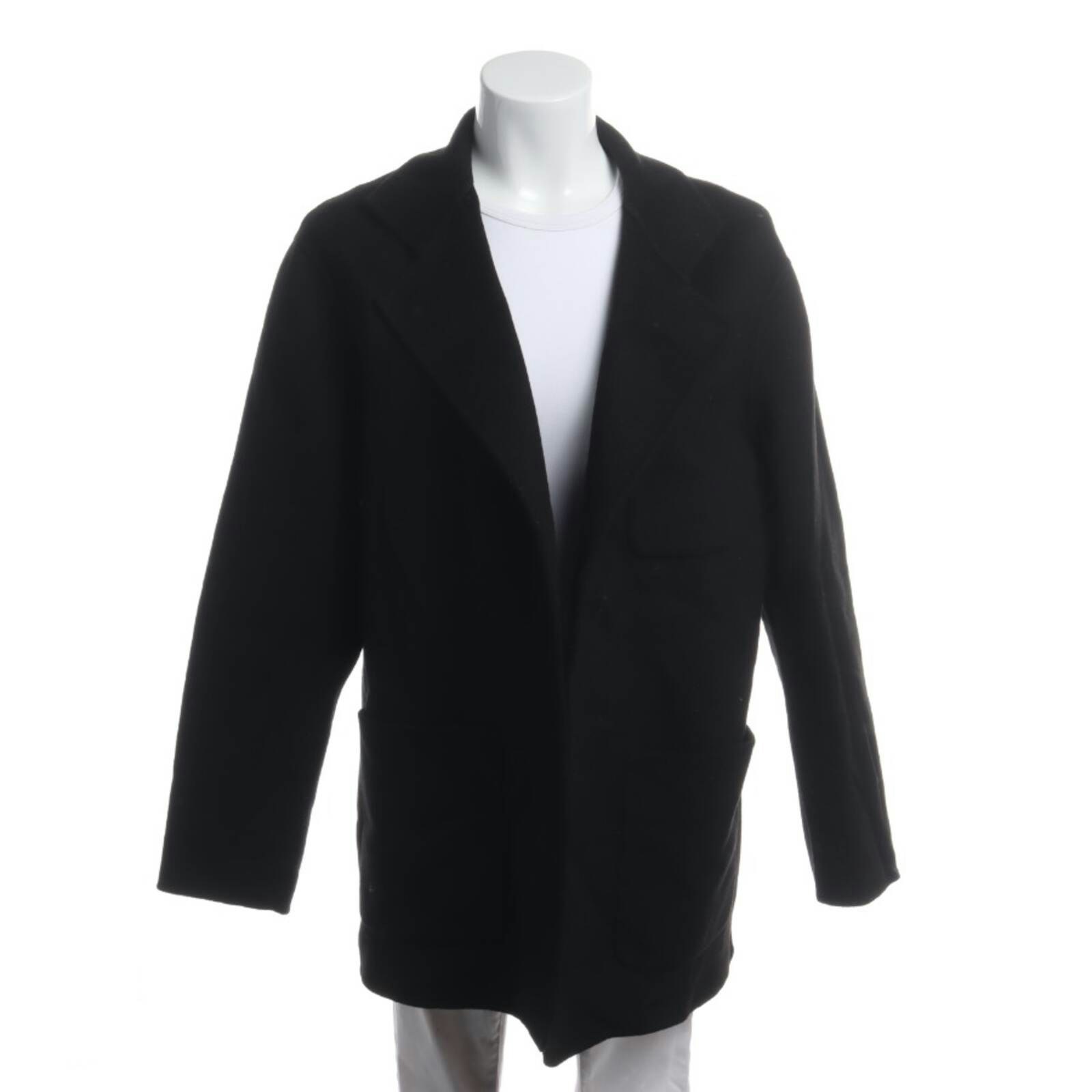 Image 1 of Mid-Season Coat 38 Black in color Black | Vite EnVogue