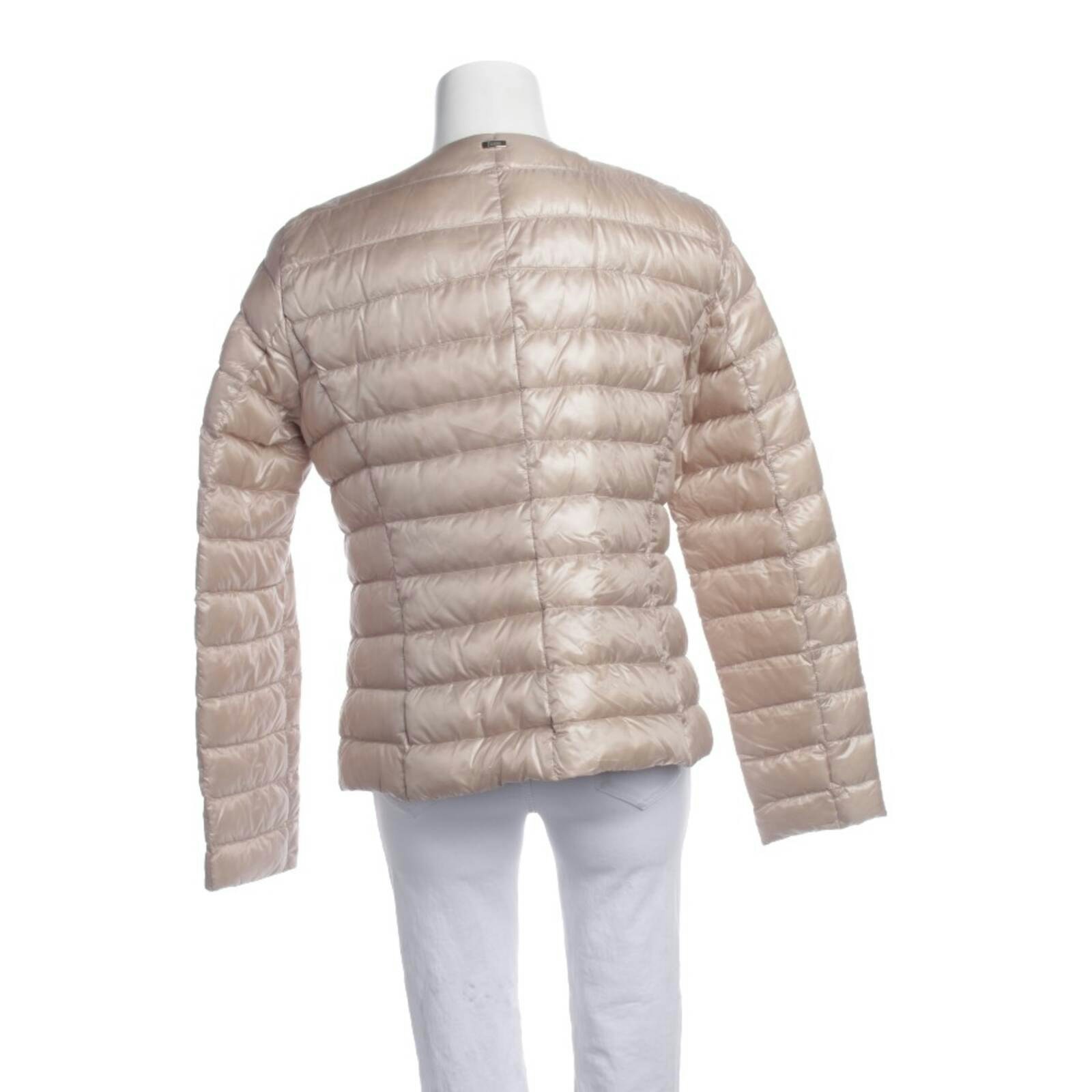 Image 2 of Mid-Season Jacket 42 Beige in color White | Vite EnVogue