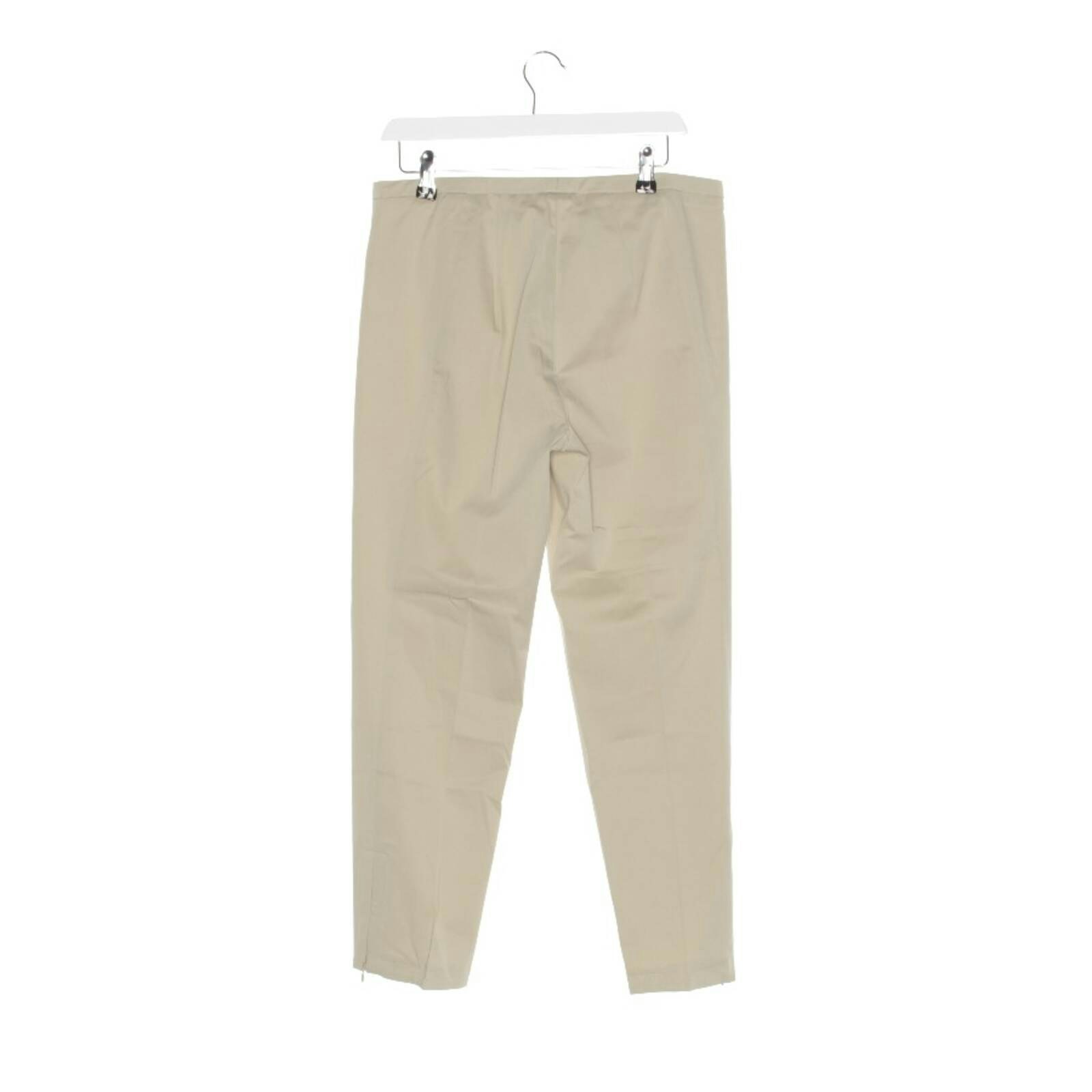 Image 2 of Pants 40 Beige in color White | Vite EnVogue