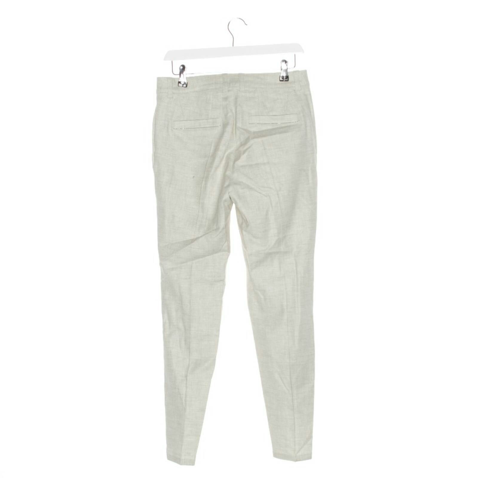 Image 2 of Pants 36 Light Gray in color Gray | Vite EnVogue