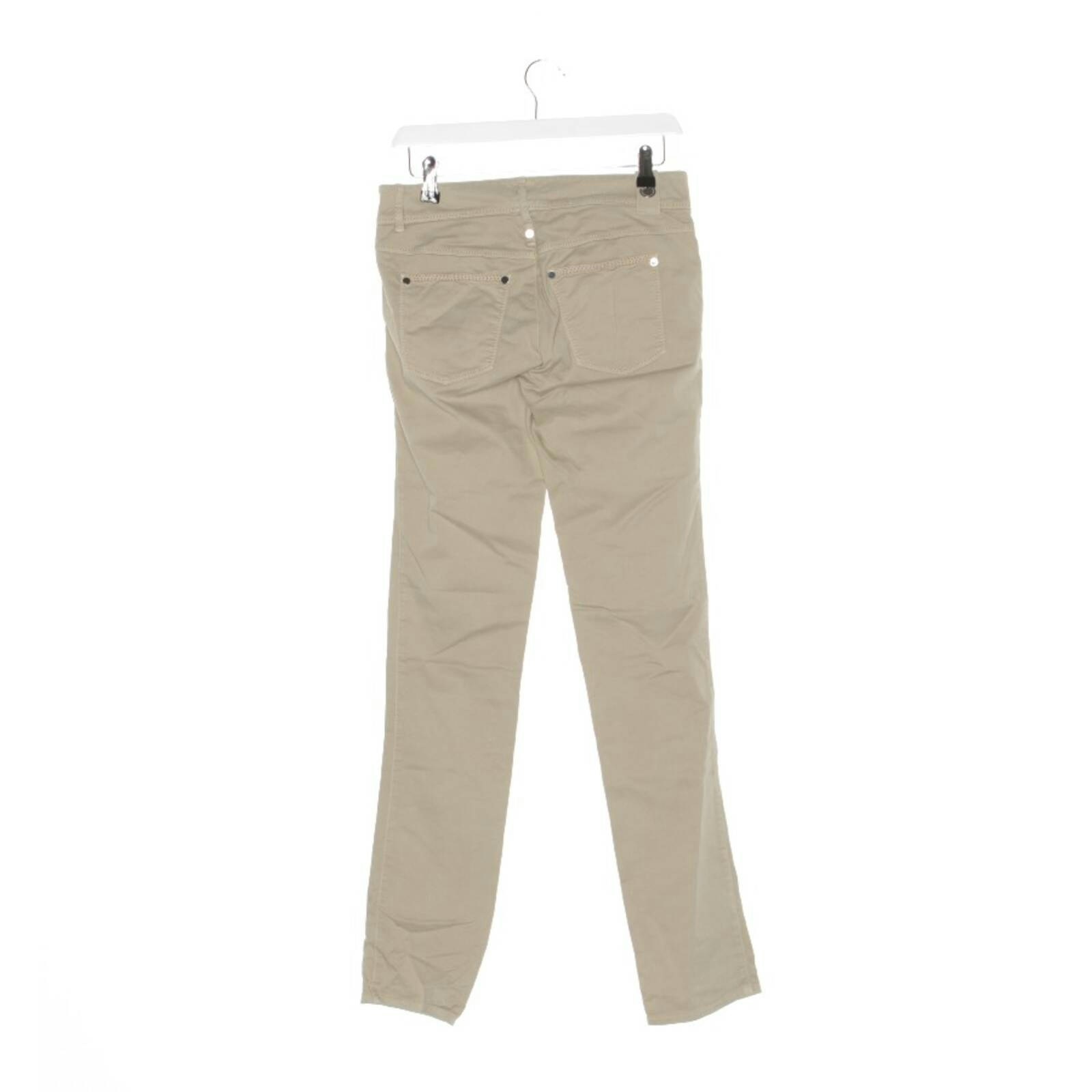 Image 2 of Pants 36 Beige in color White | Vite EnVogue