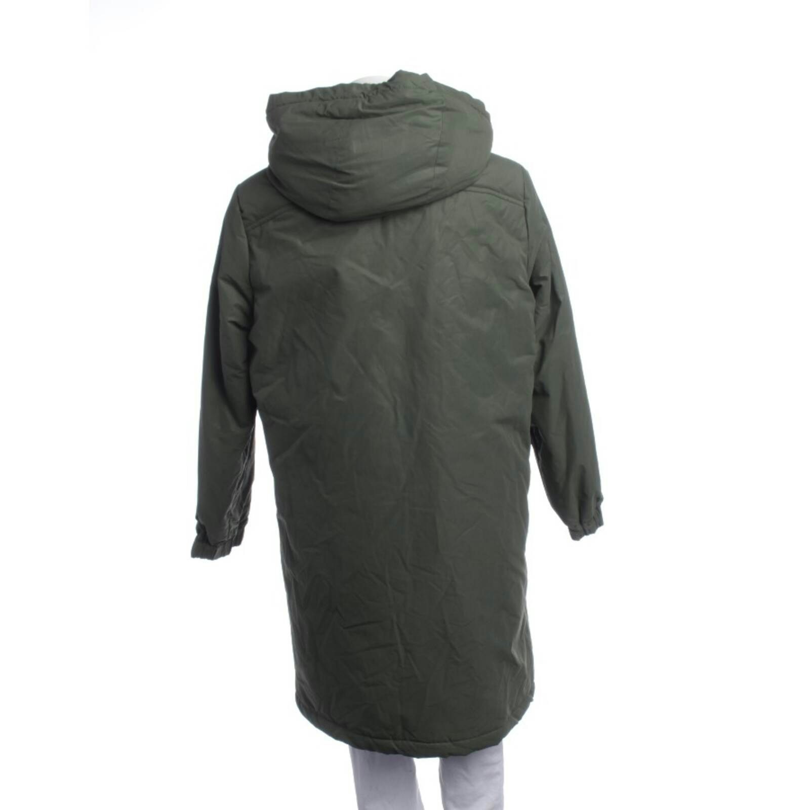 Image 2 of Mid-Season Coat 32 Green in color Green | Vite EnVogue