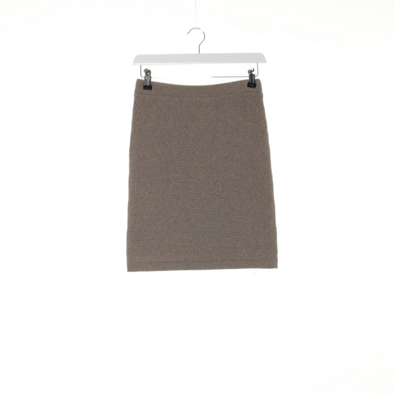 Image 1 of Skirt 34 Brown in color Brown | Vite EnVogue