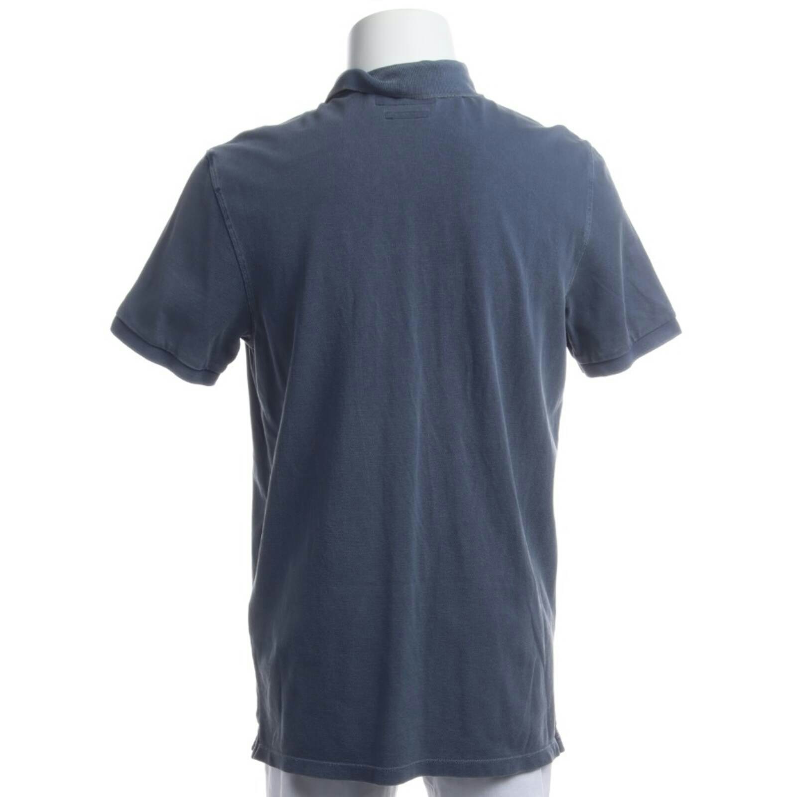 Image 2 of Polo Shirt L Blue in color Blue | Vite EnVogue