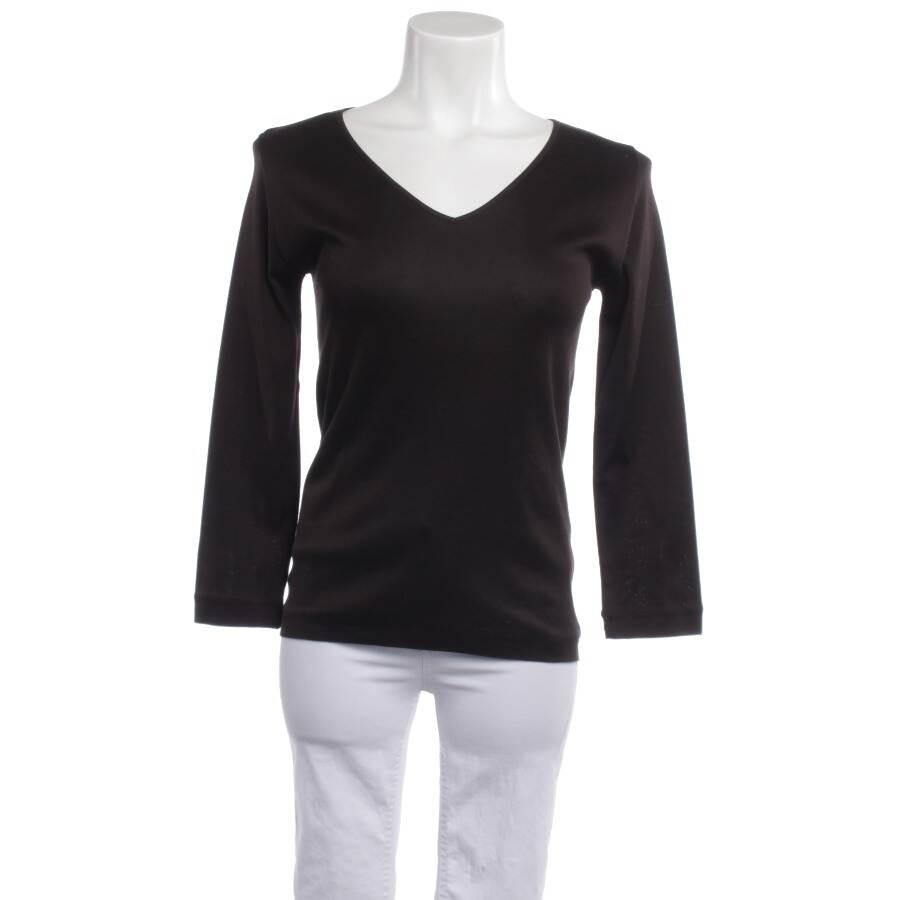 Image 1 of Long Sleeve Shirt 40 Dark Brown in color Brown | Vite EnVogue