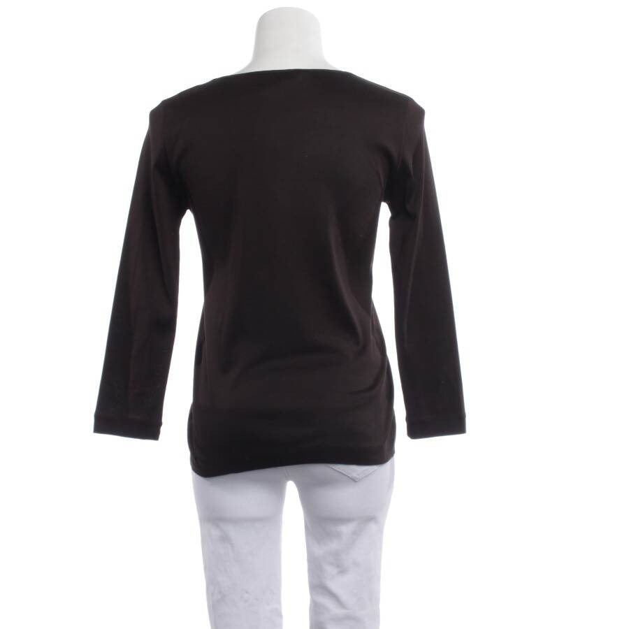 Image 2 of Long Sleeve Shirt 40 Dark Brown in color Brown | Vite EnVogue