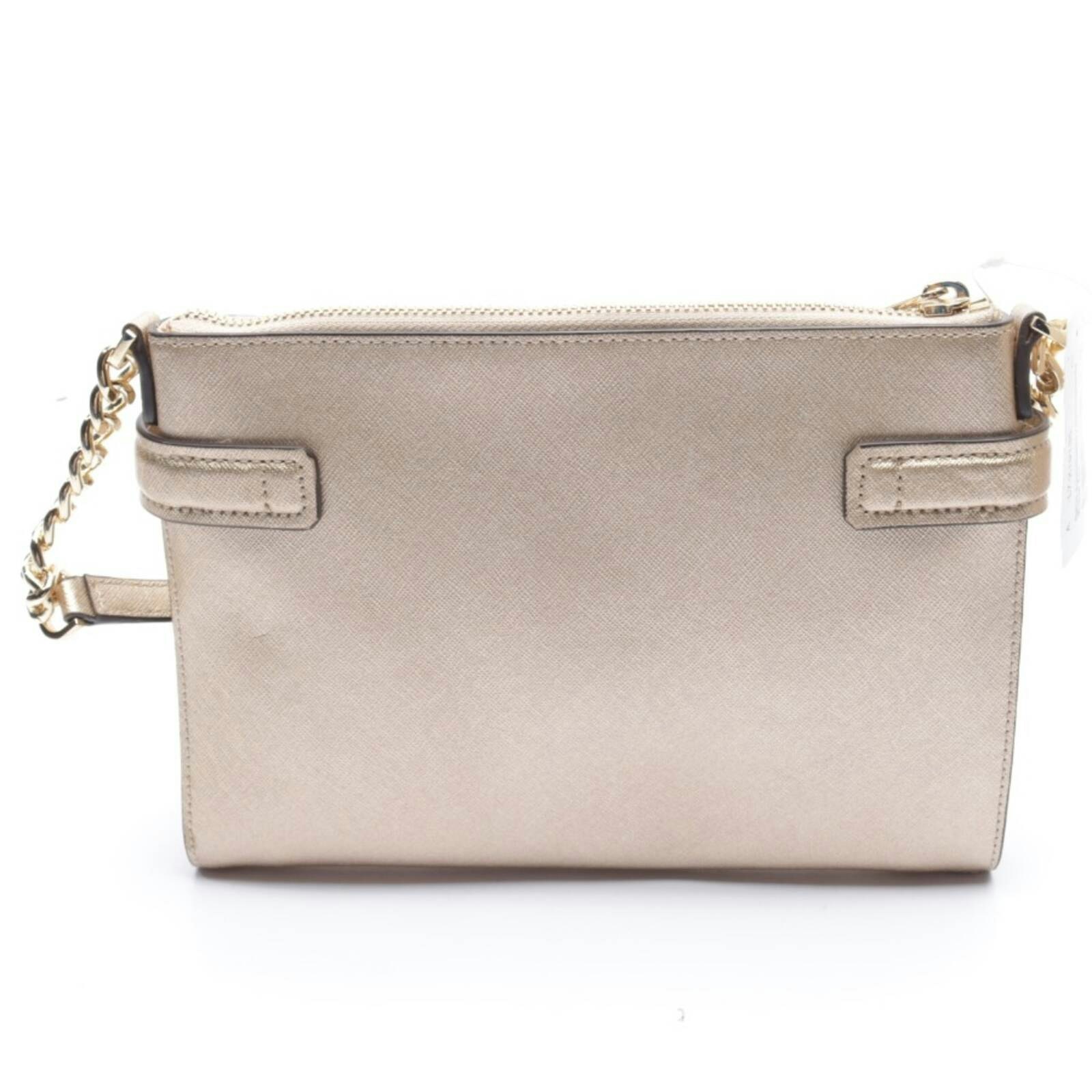 Image 2 of Cross Body Bag Gold in color Metallic | Vite EnVogue