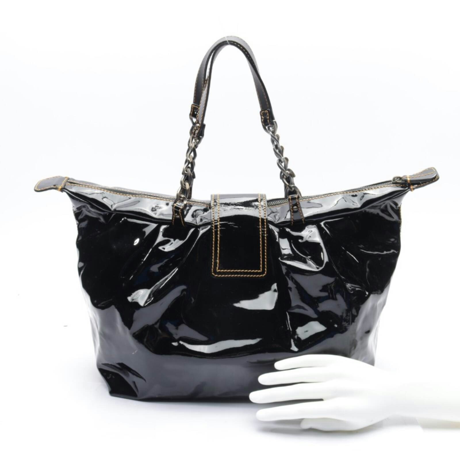 Image 2 of Handbag Black in color Black | Vite EnVogue