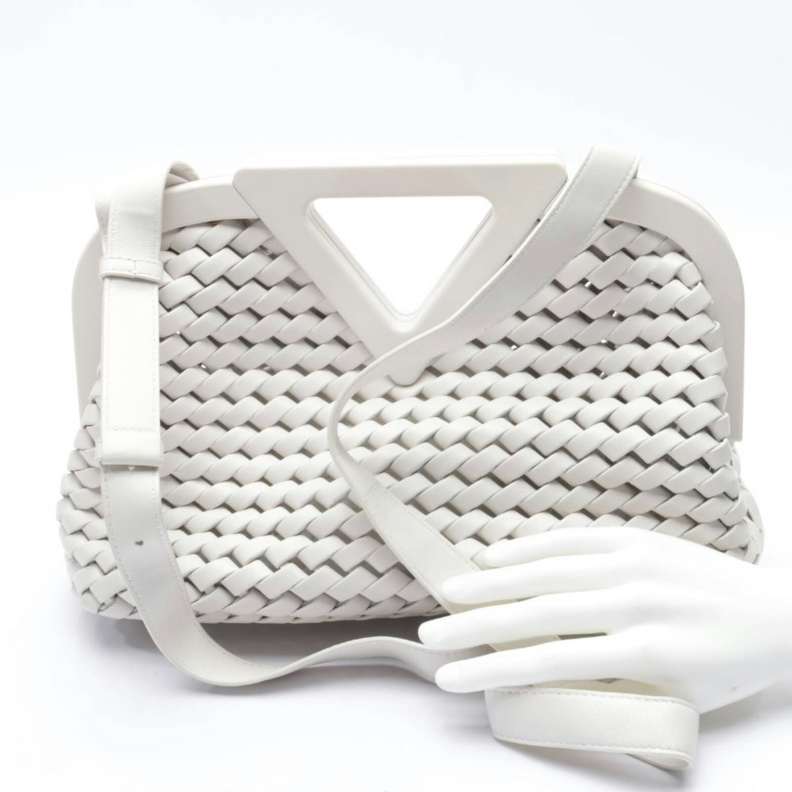 Image 2 of Point Medium Shoulder Bag White in color White | Vite EnVogue