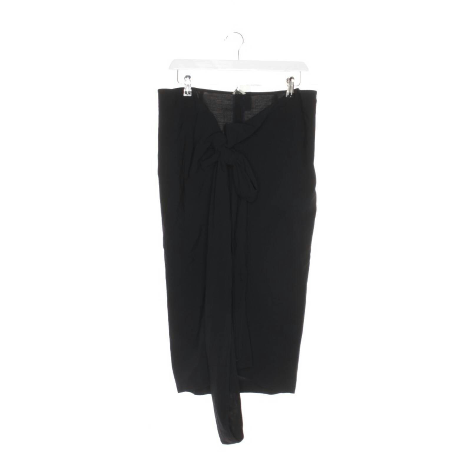 Image 1 of Skirt 36 Black in color Black | Vite EnVogue