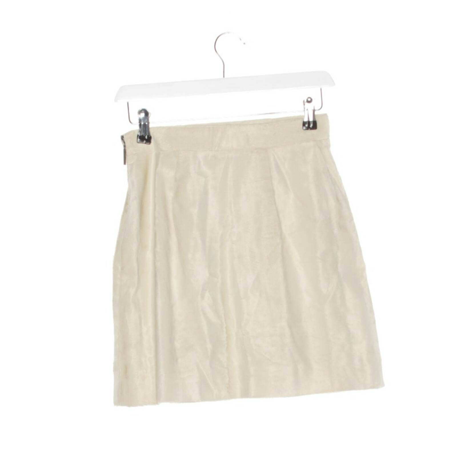 Image 2 of Skirt 34 Cream in color White | Vite EnVogue