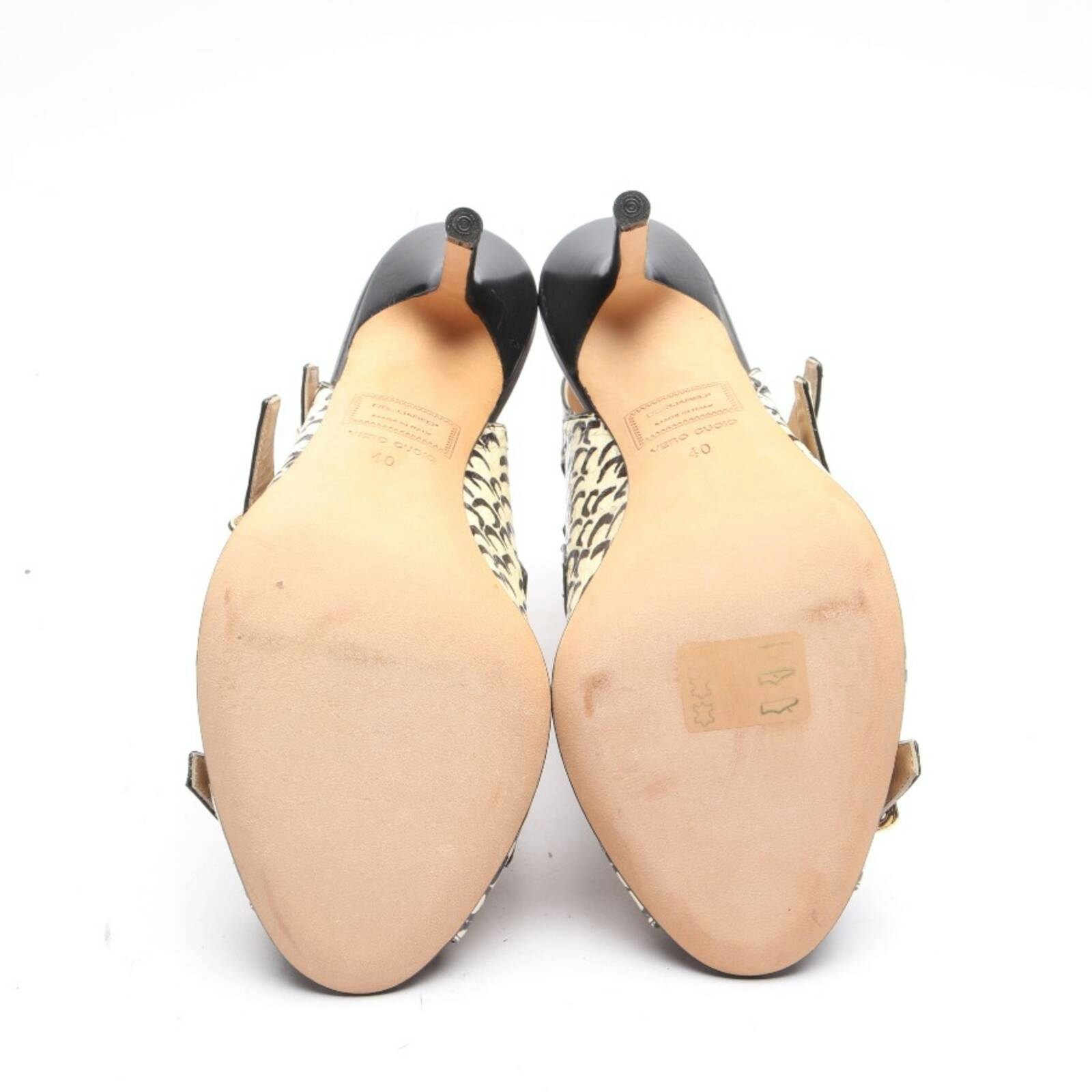 Image 3 of Heeled Sandals EUR 40 Beige in color White | Vite EnVogue