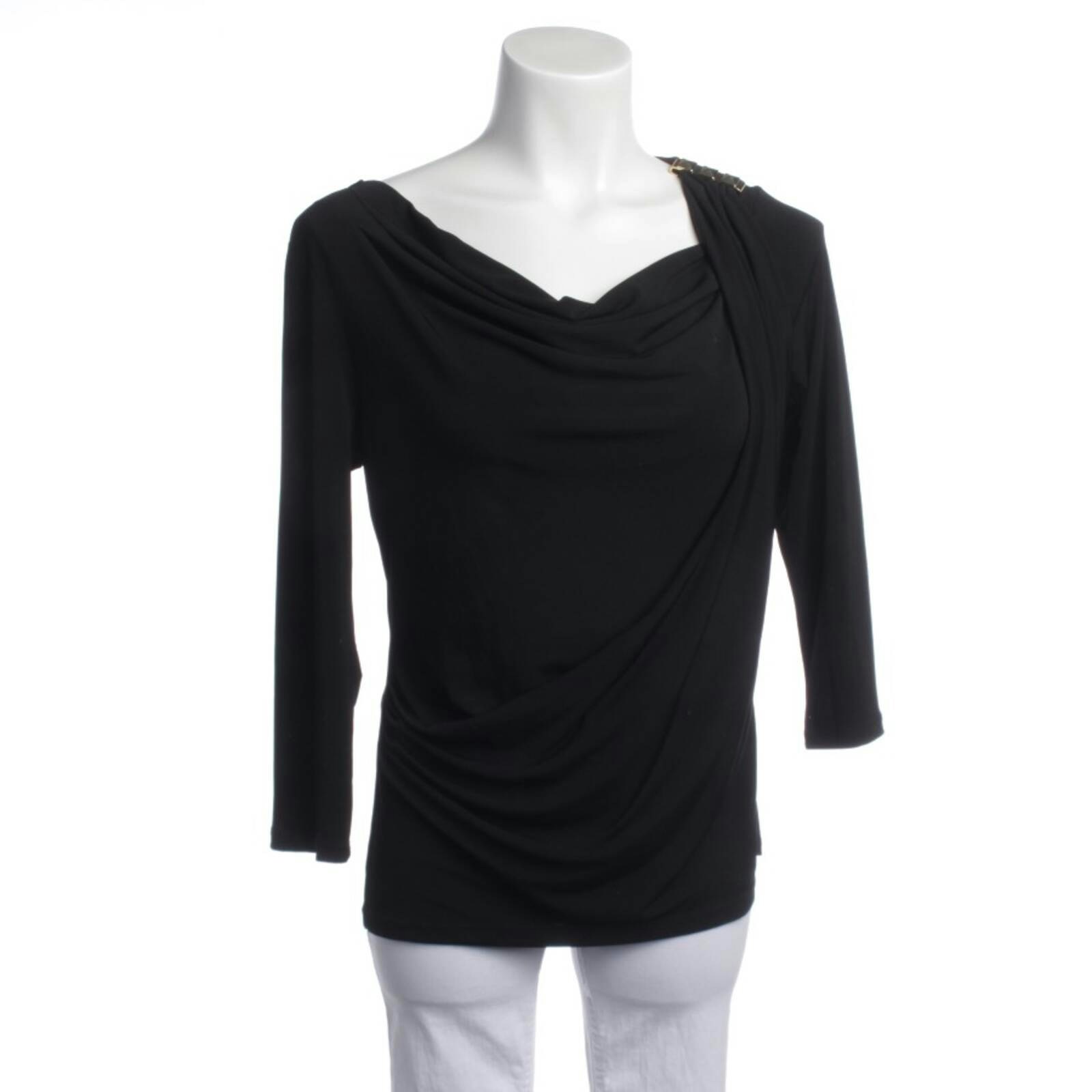 Image 1 of Long Sleeve Shirt M Black in color Black | Vite EnVogue