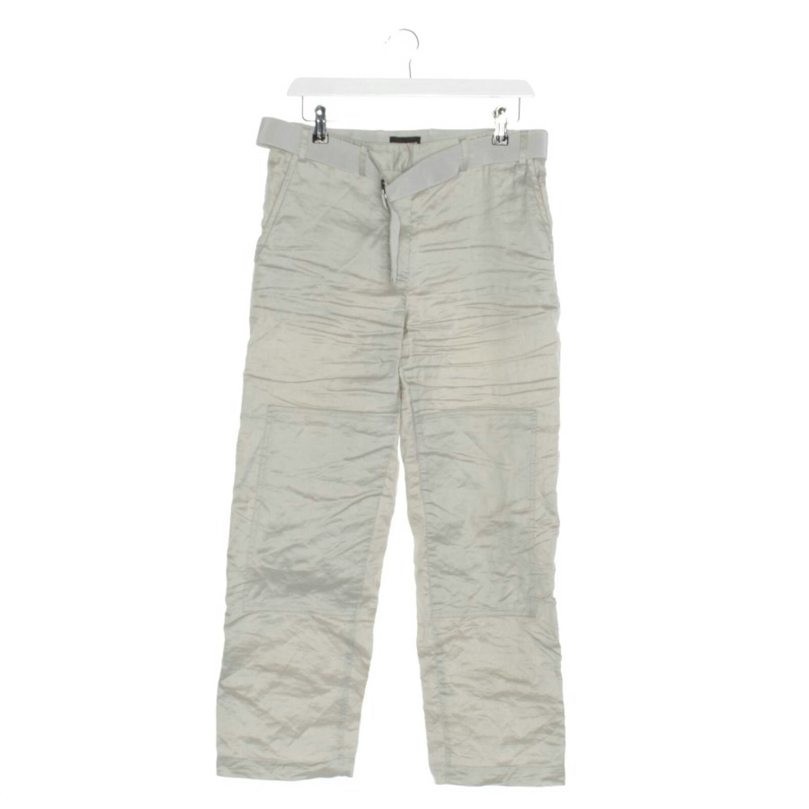 Image 1 of Pants 38 Light Gray in color Gray | Vite EnVogue